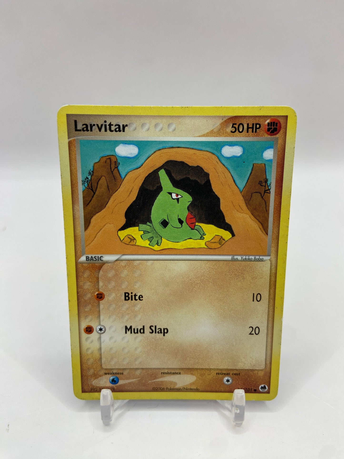 Larvitar EX Dragon Frontiers 51/101