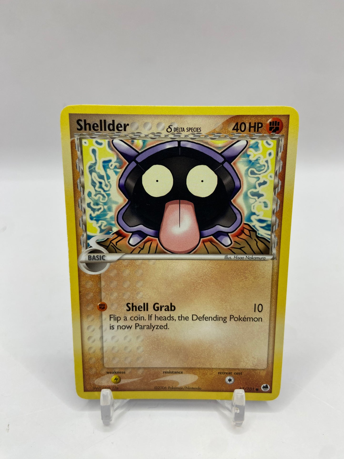 Shellder EX Dragon Frontiers 63/101