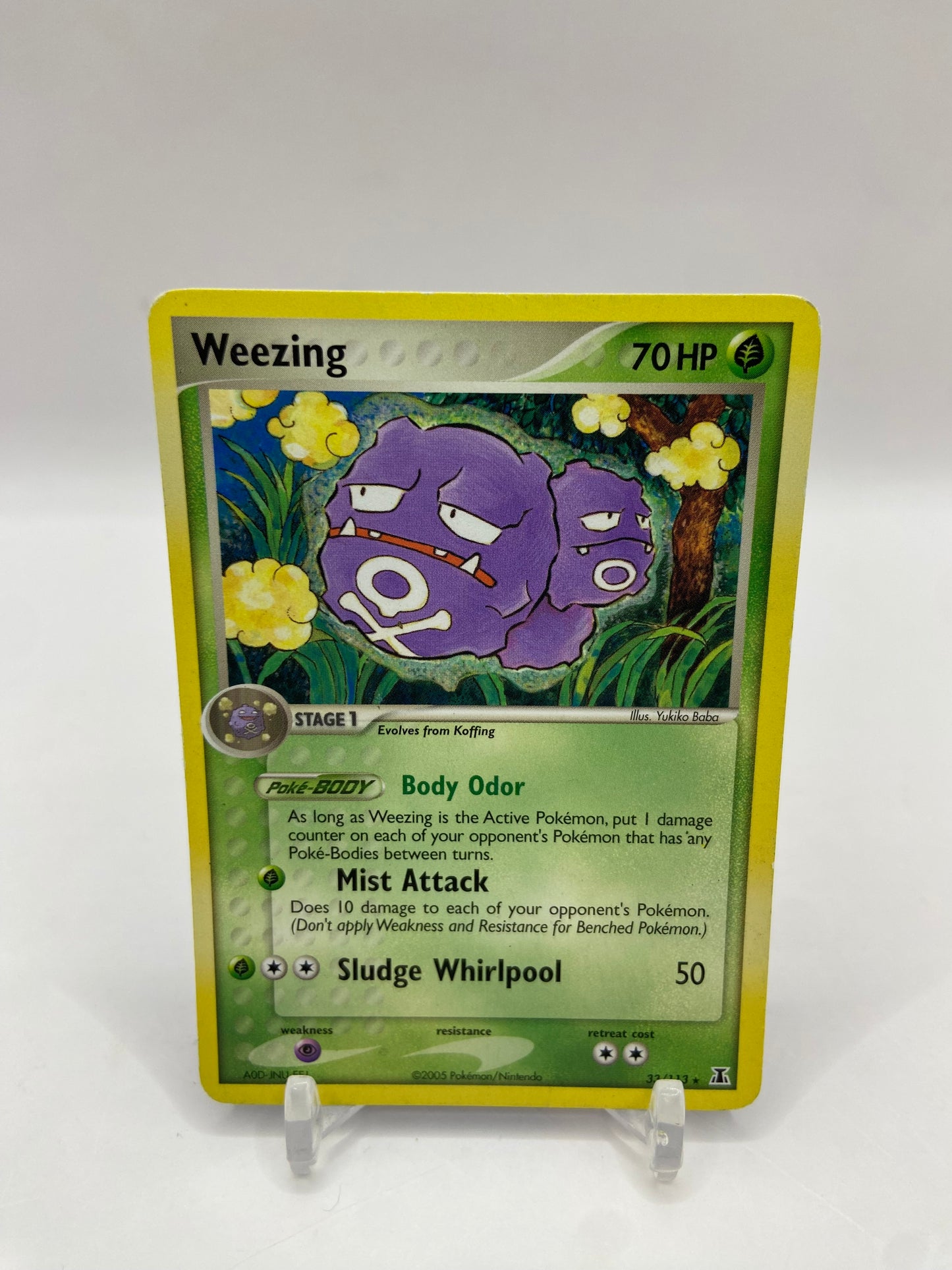Weezing Rare Delta Species 33/113