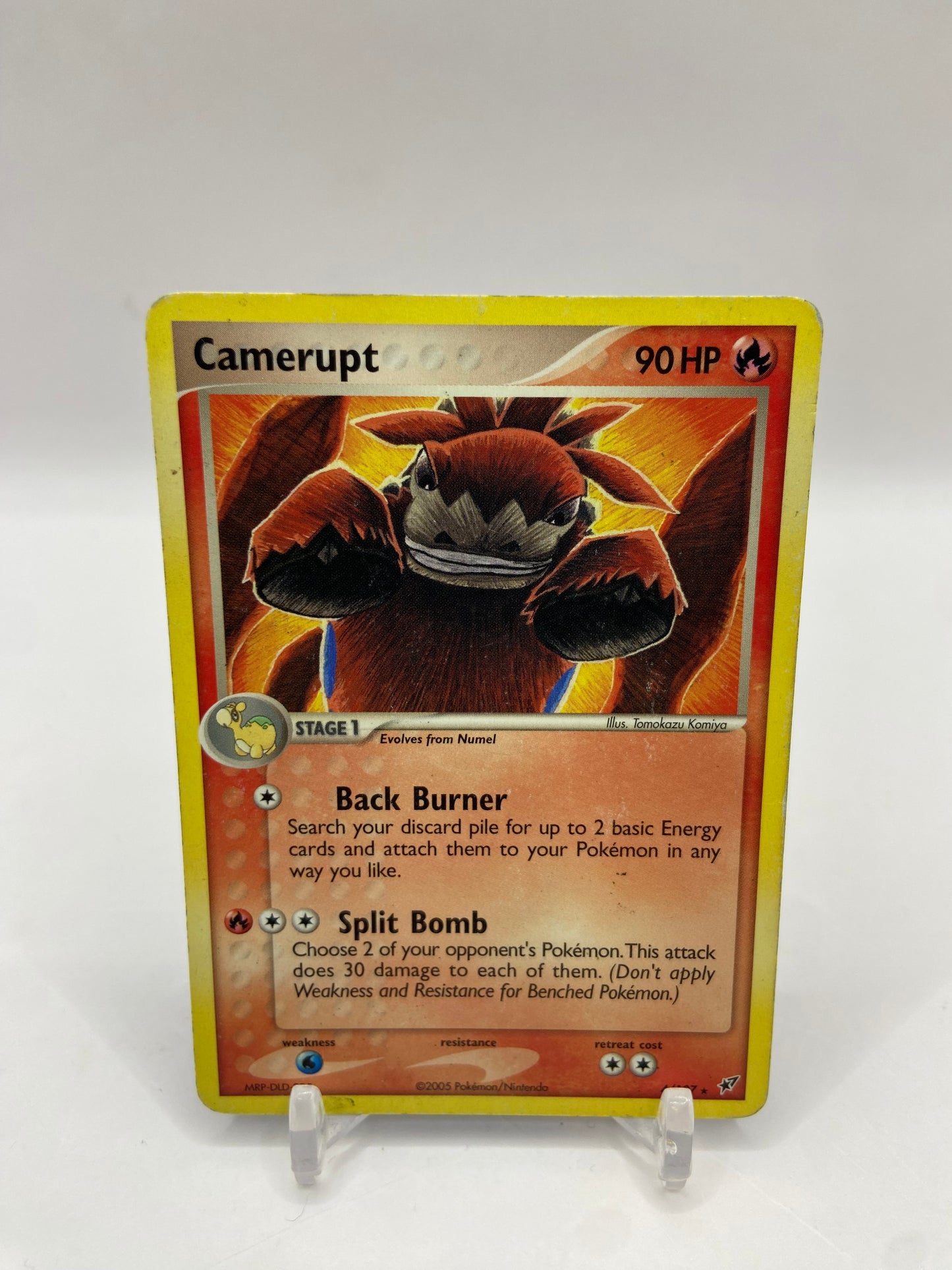 Camerupt Rare Ex Deoxys 4/107