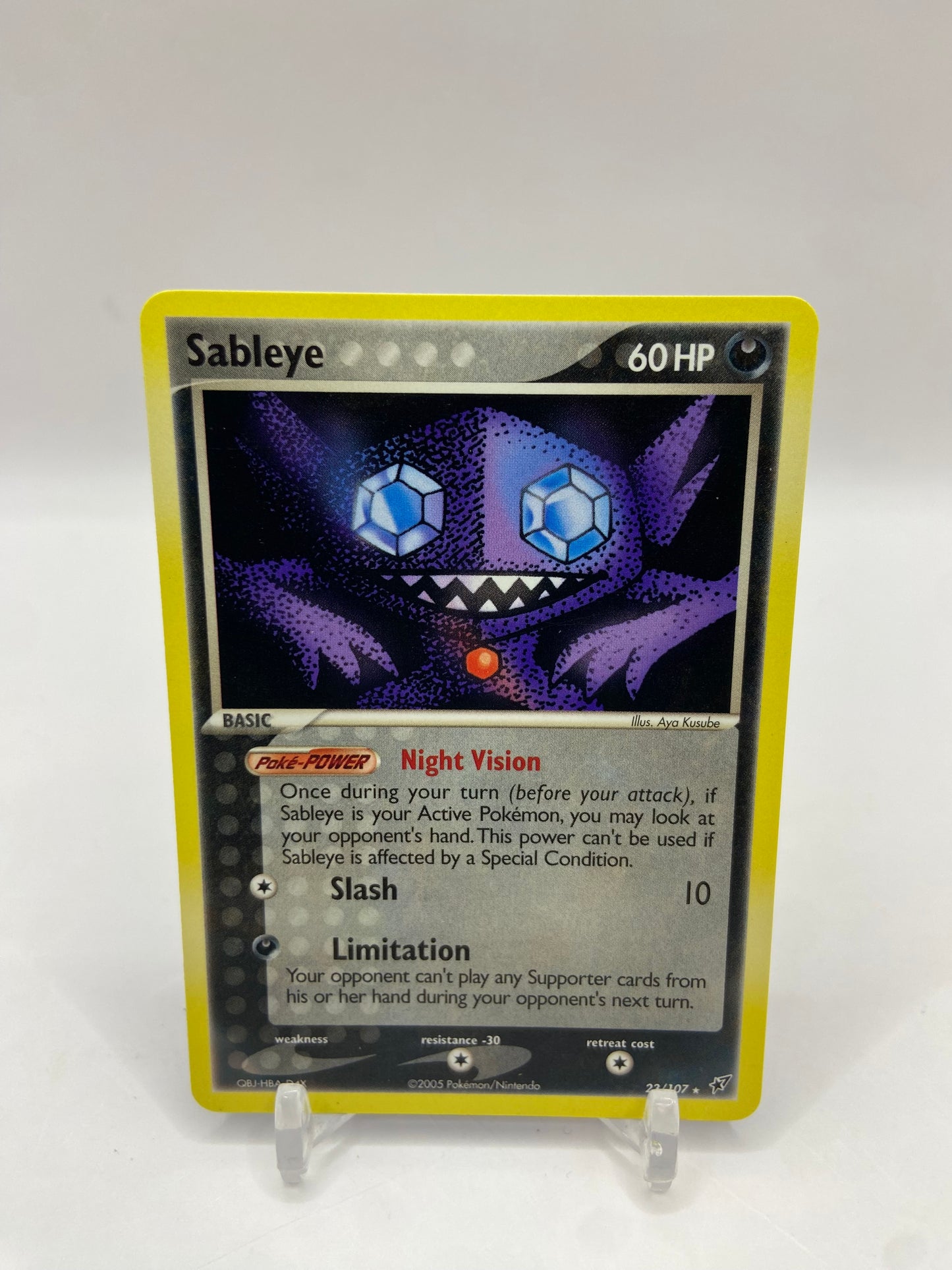 Sableye Rare Ex Deoxys 23/107