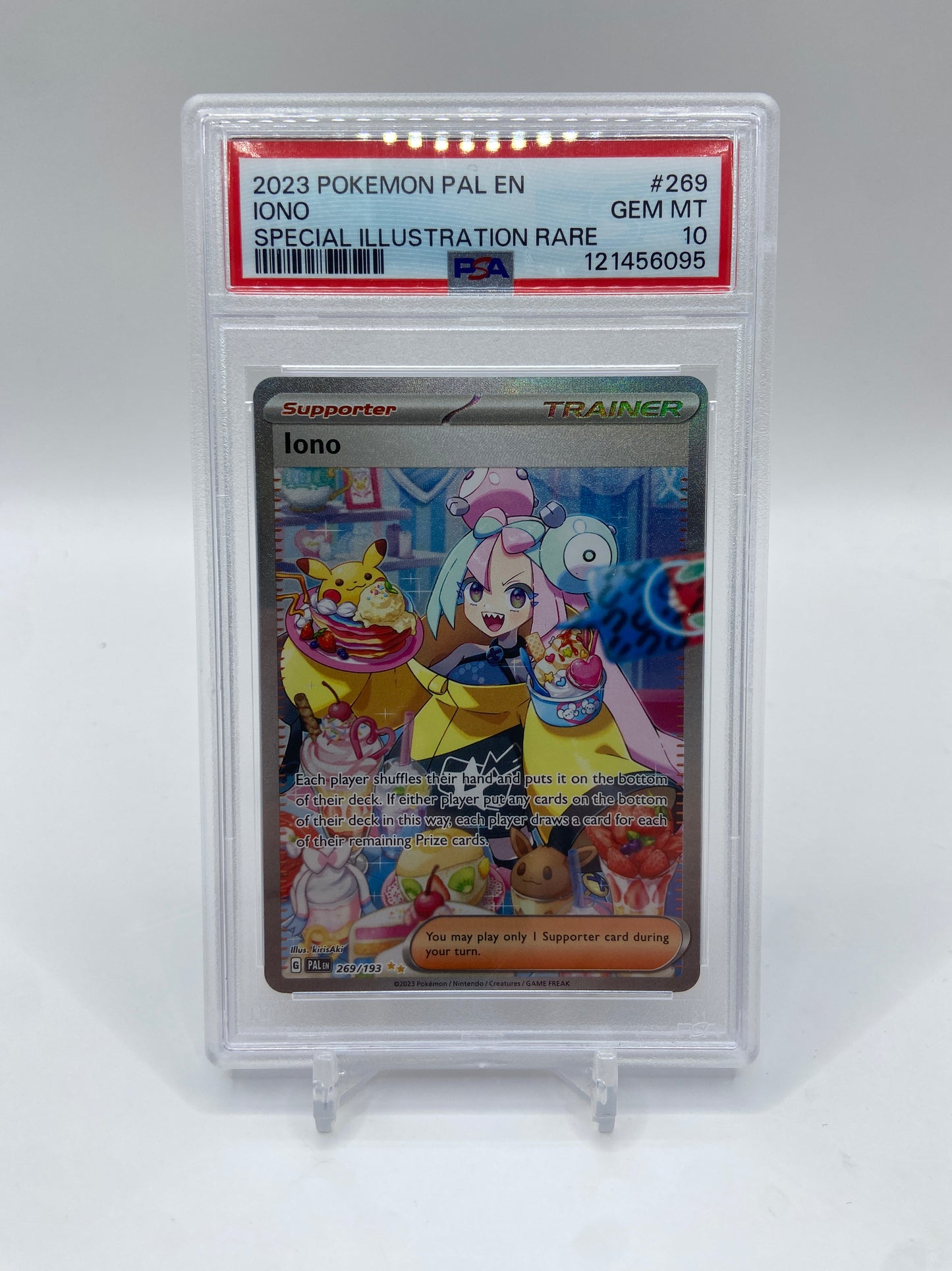 Iono Paldea Evolved Special Illustration Rare 269/193 PSA 10