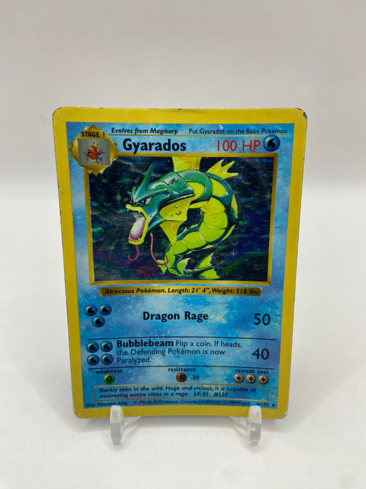 Gyarados Holo Shadowless Base Set 6/102