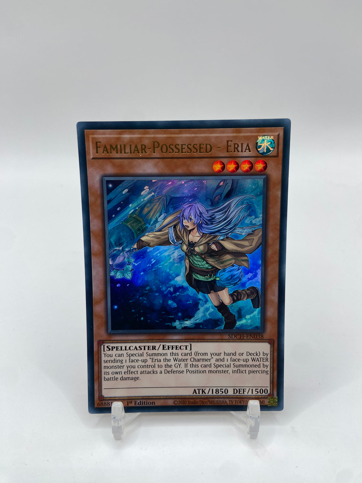 Familiar-Possessed - Eria Ultra Rare (Alternate Art) Structure Deck: Spirit Charmers SDCH-EN038