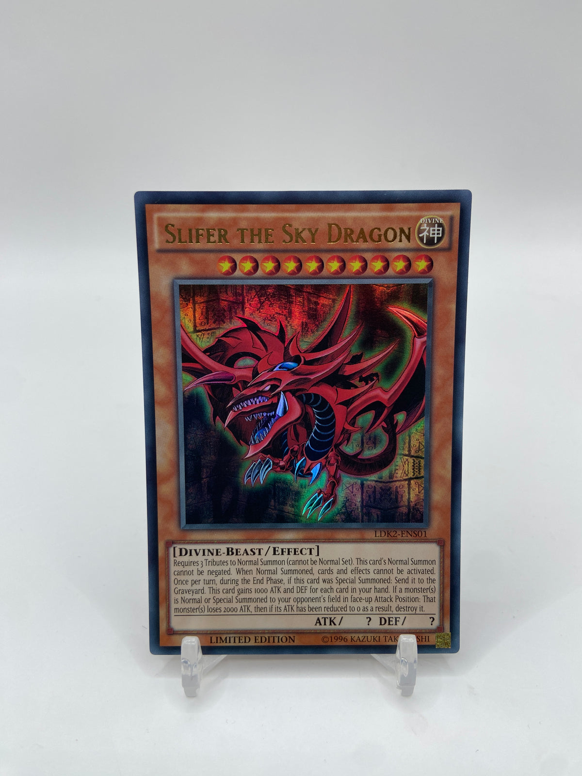 Slifer the Sky Dragon Ultra Rare Legendary Decks II LDK2-ENS01