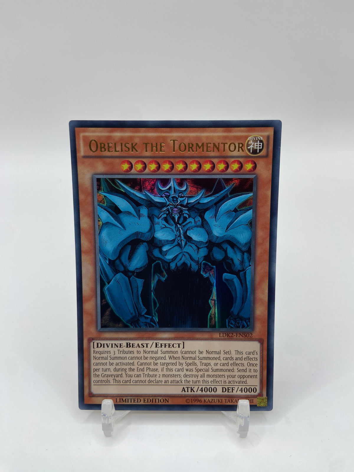 Obelisk the Tormentor Ultra Rare Legendary Decks II LDK2-ENS02