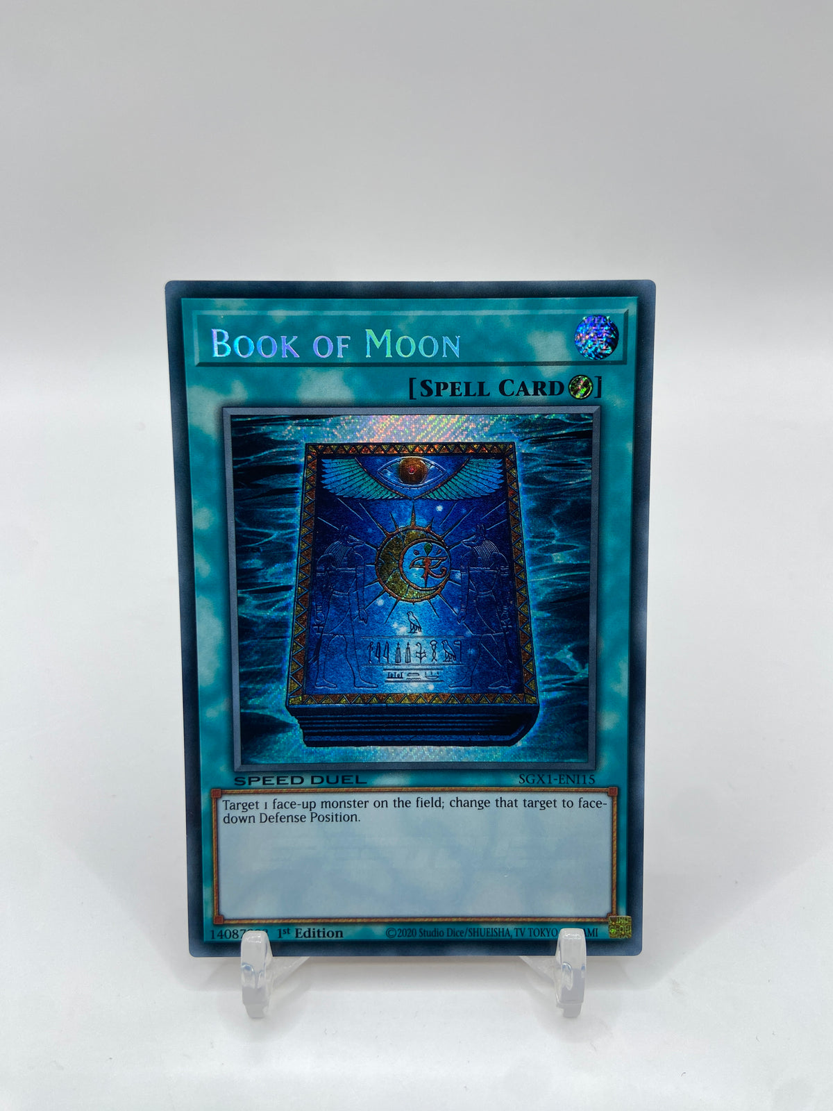 Book of Moon Secret Rare Speed Duel GX: Duel Academy Box SGX1-ENI15