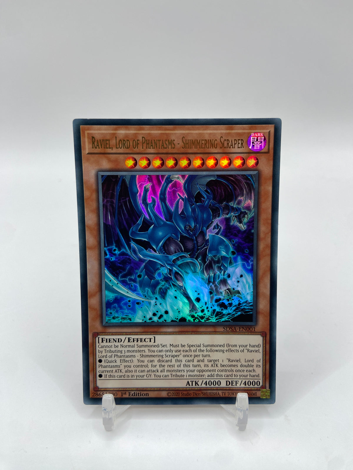 Raviel, Lord of Phantasms - Shimmering Scraper Ultra Rare Structure Deck: Sacred Beasts SDSA-EN001