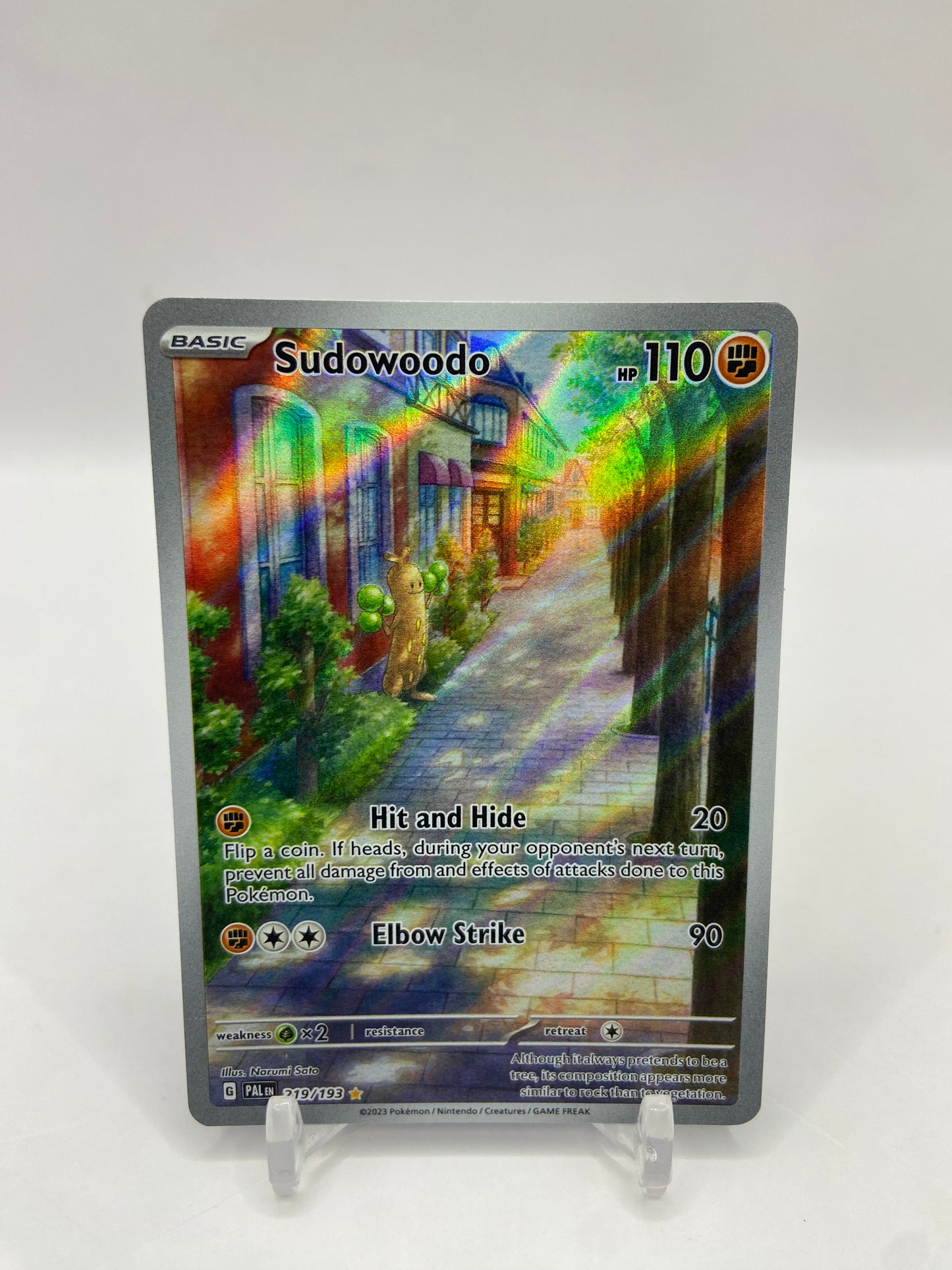 Sudowoodo Art Rare Full Art Paldea Evolved 219/193