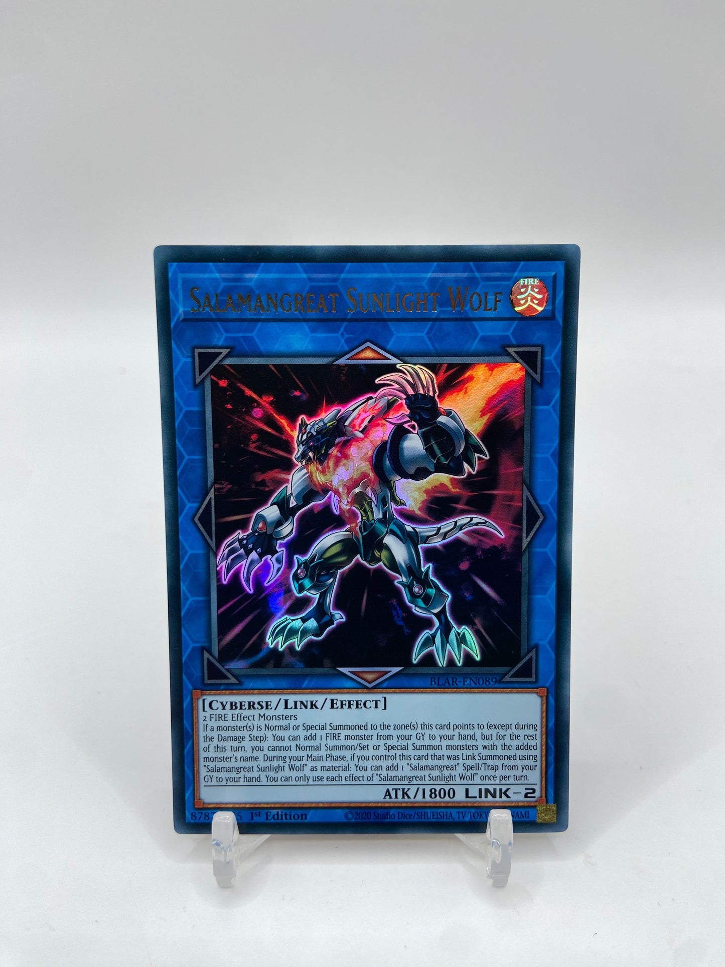Salamangreat Sunlight Wolf Ultra Rare Battles of Legend: Armageddon BLAR-EN089
