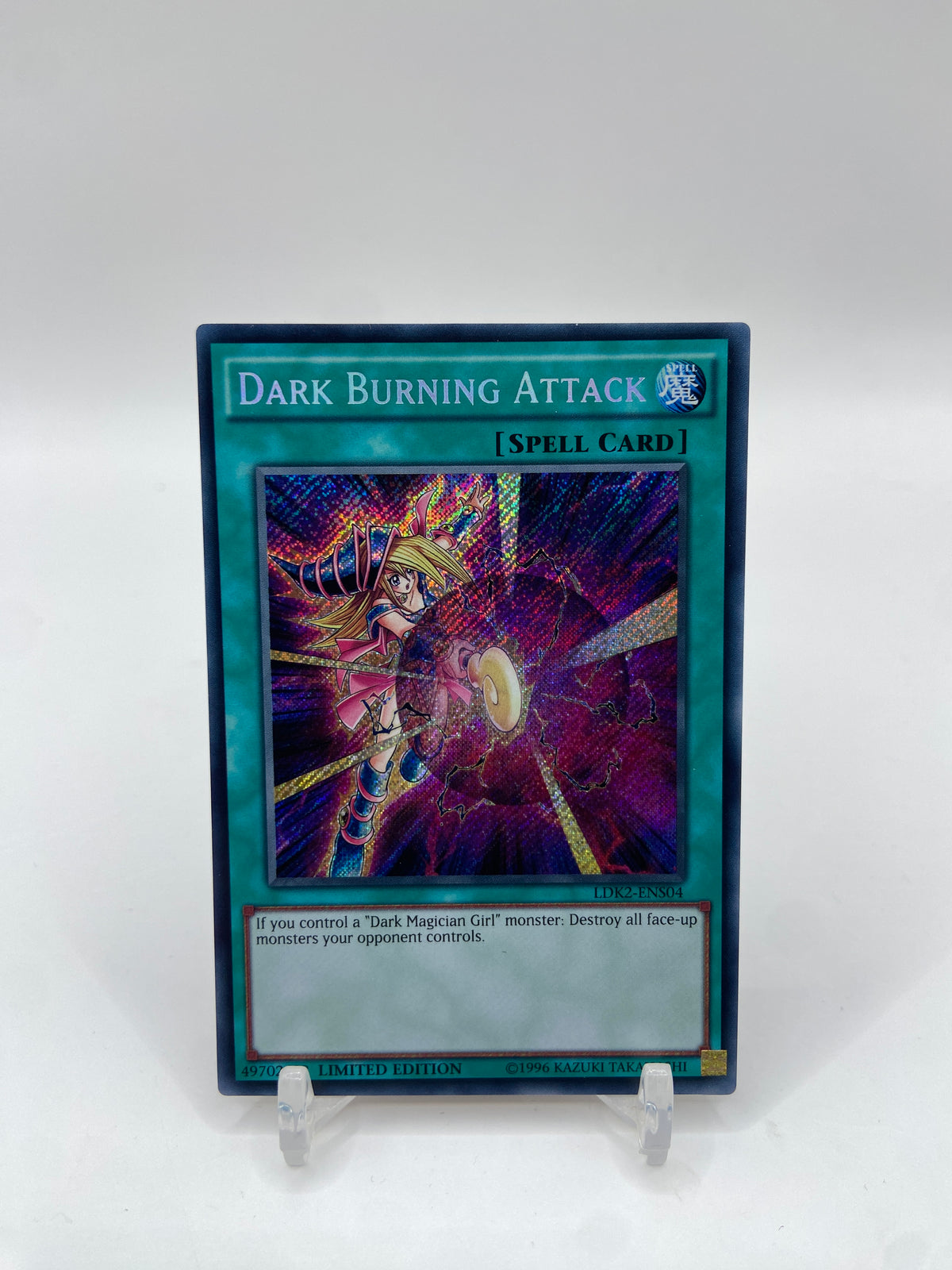 Dark Burning Attack Secret Rare Legendary Decks II LDK2-ENS04