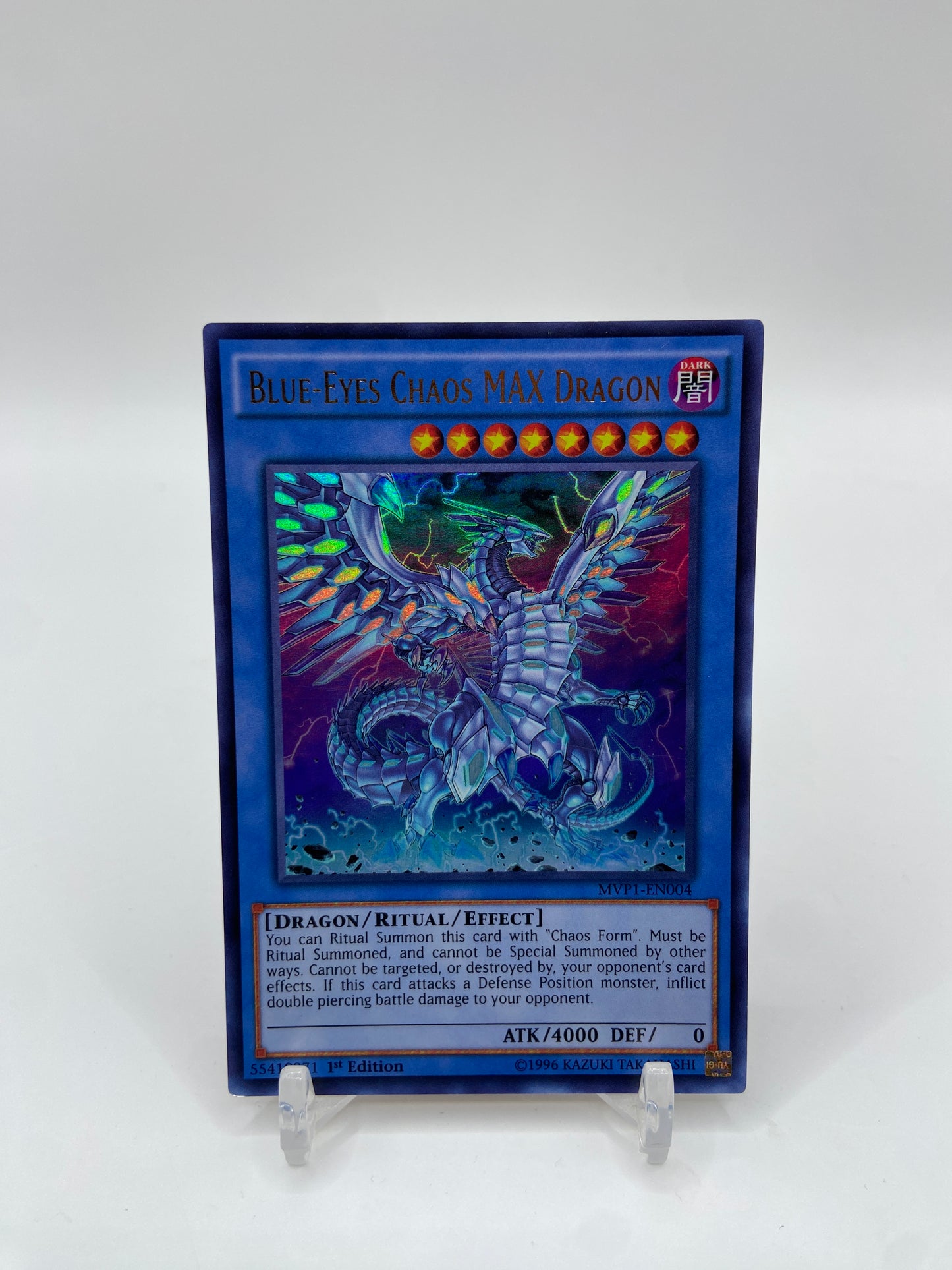 Blue-Eyes Chaos MAX Dragon Ultra Rare The Dark Side of Dimensions Movie Pack MVP1-EN004