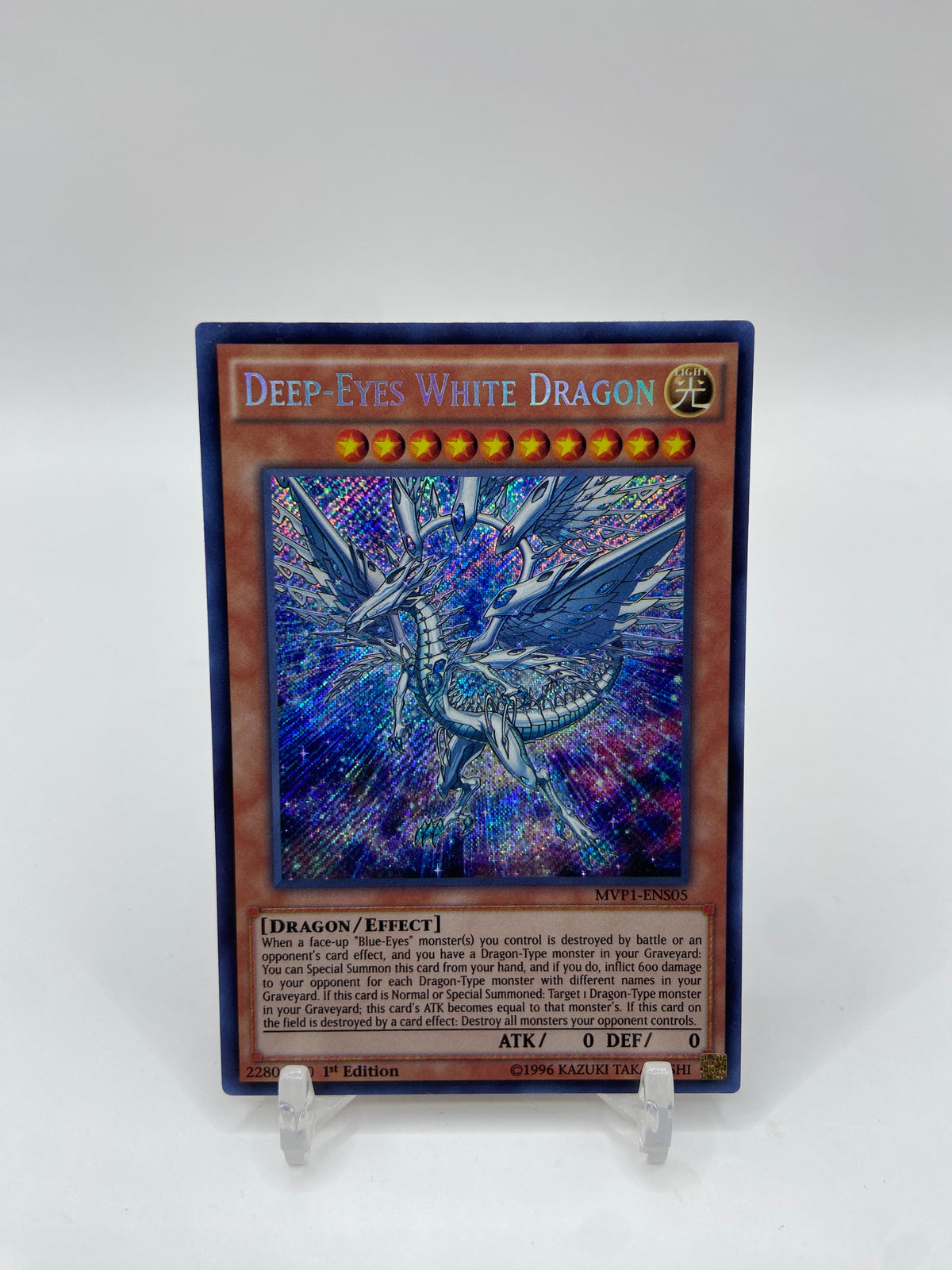Deep-Eyes White Dragon Secret Rare The Dark Side of Dimensions Movie Pack: Secret Edition MVP1-ENS05
