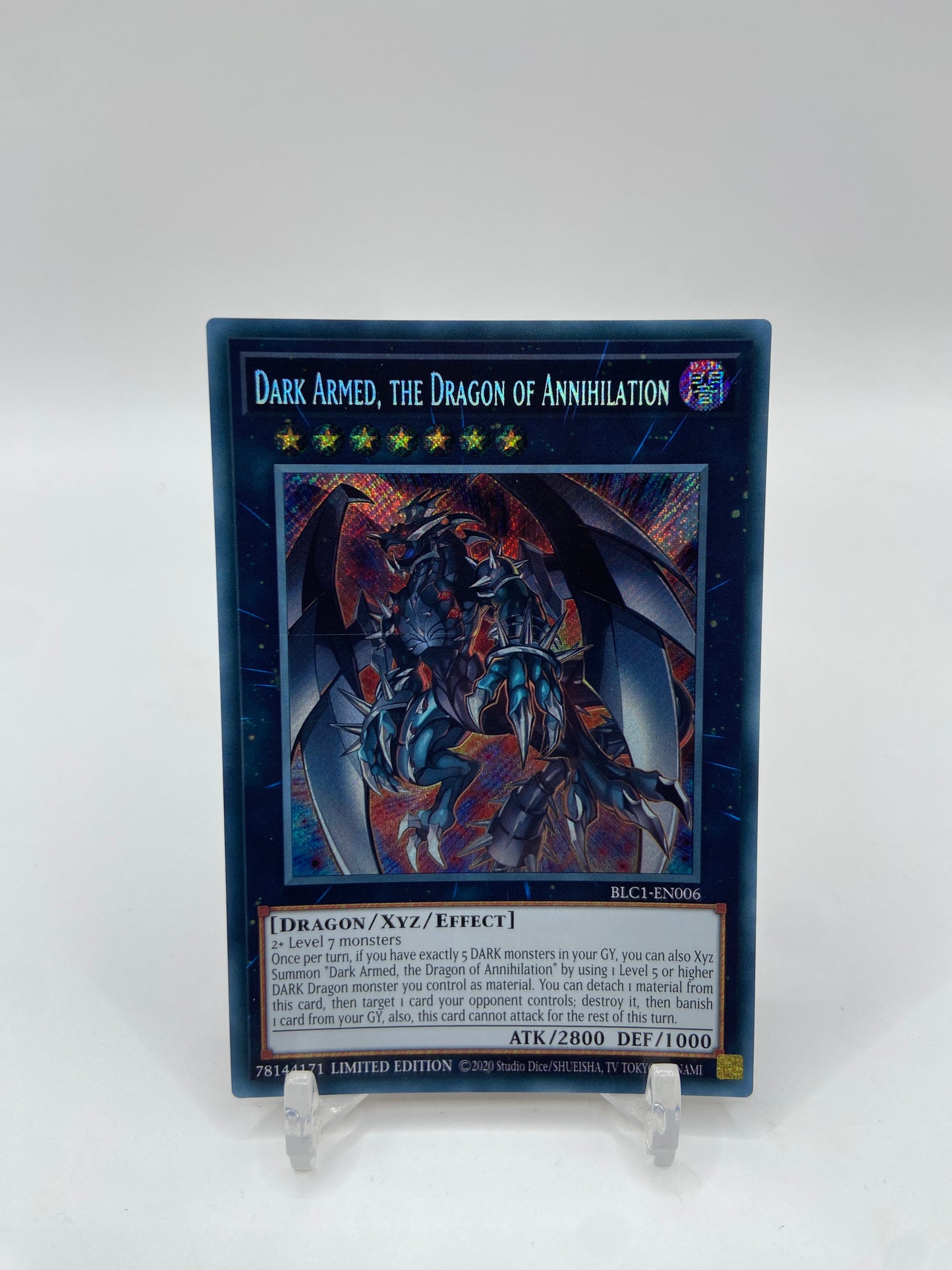 Dark Armed, the Dragon of Annihilation Secret Rare Battles of Legend: Chapter 1 BLC1-EN006