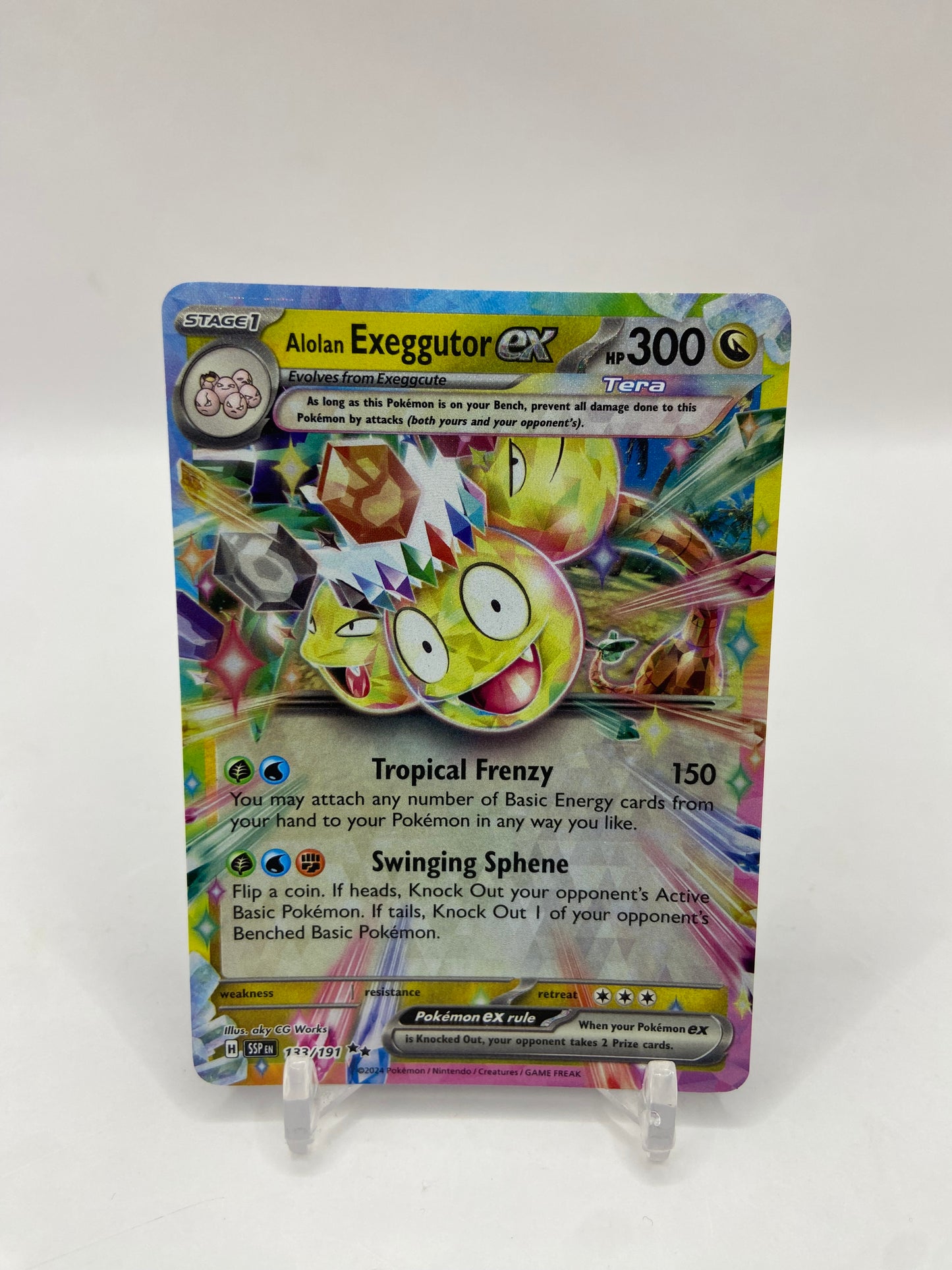 Alolan Exeggutor Ex Surging Sparks 133/191