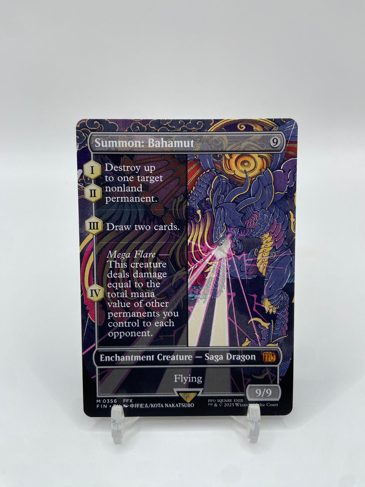 Summon: Bahamut (Borderless) Universes Beyond: FINAL FANTASY M 356
