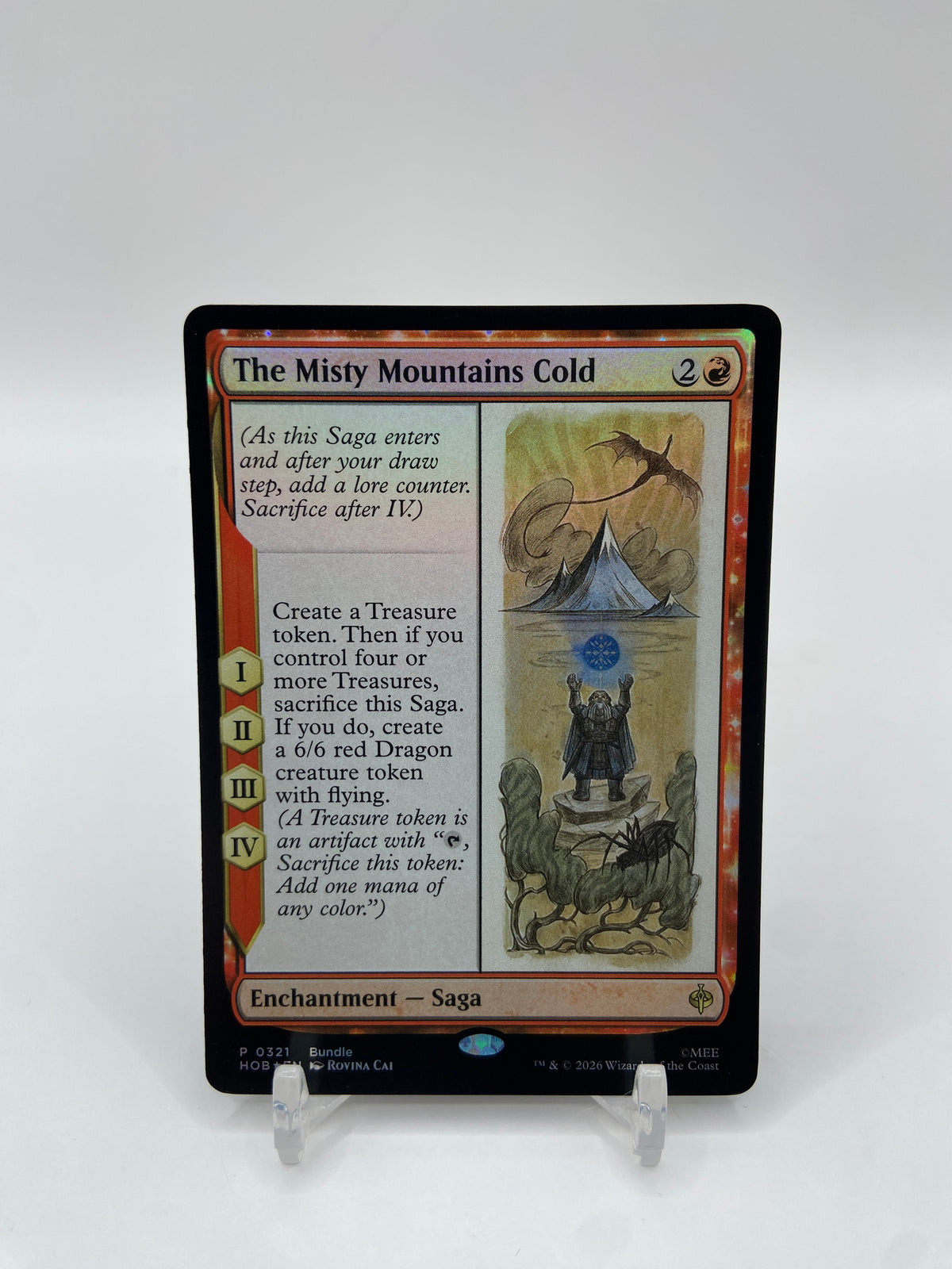 The Misty Mountain Cold Foil The Hobbit Promo P 321