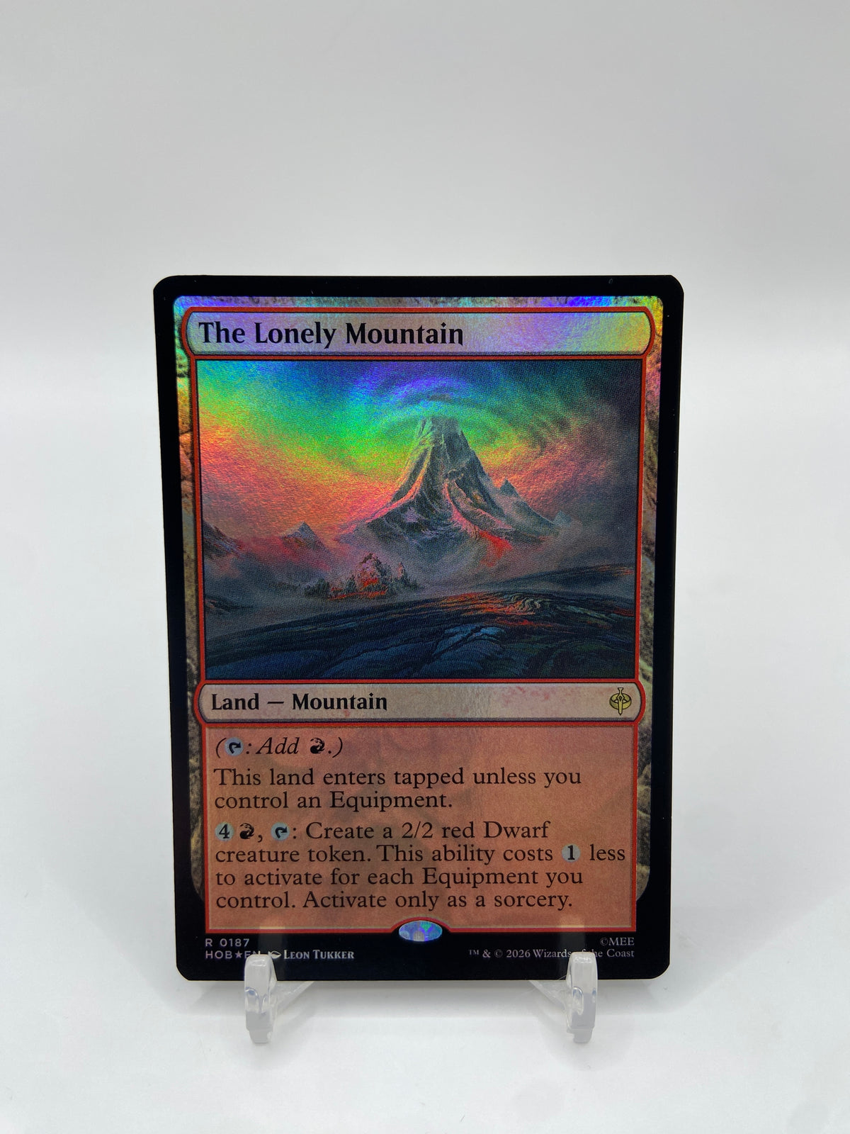 The Lonely Mountain Foil The Hobbit R 187