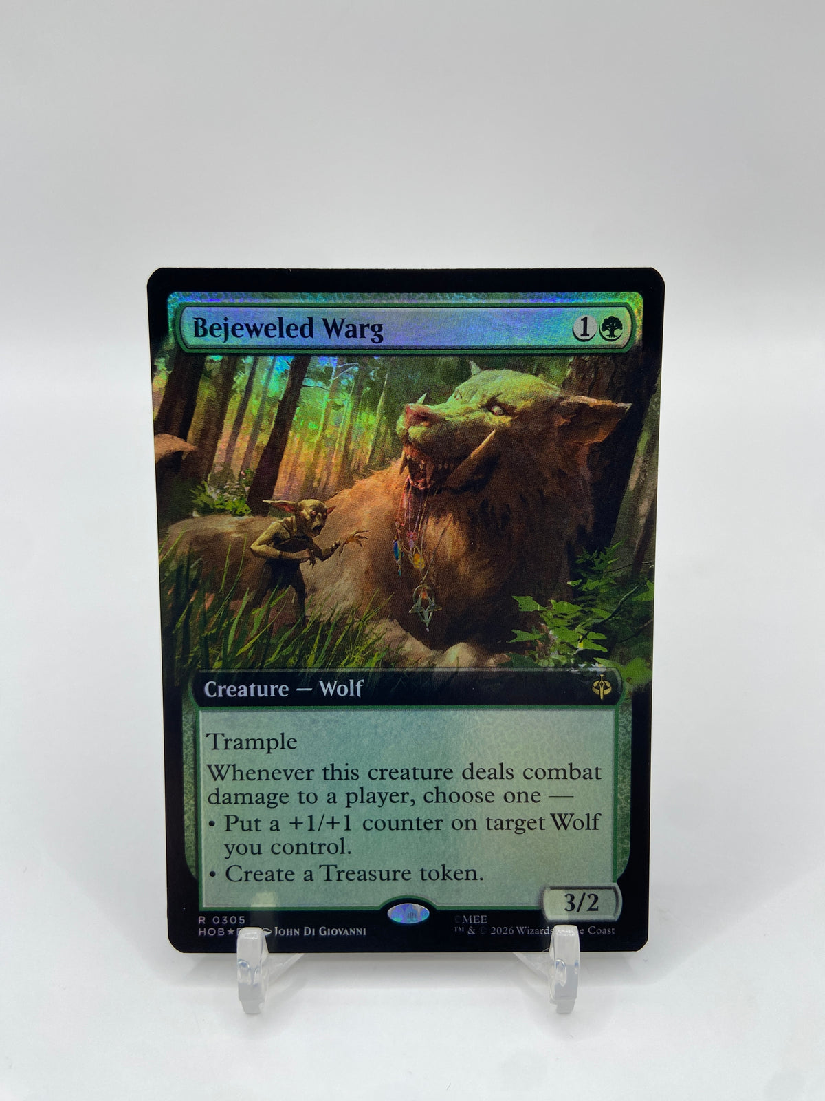 Bejeweled Warg Foil (Extended Art) The Hobbit R 305
