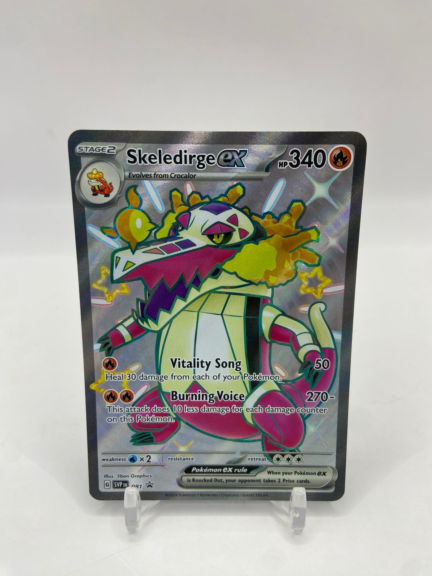 Skeledirge Ex Full Art Shiny Promo 081