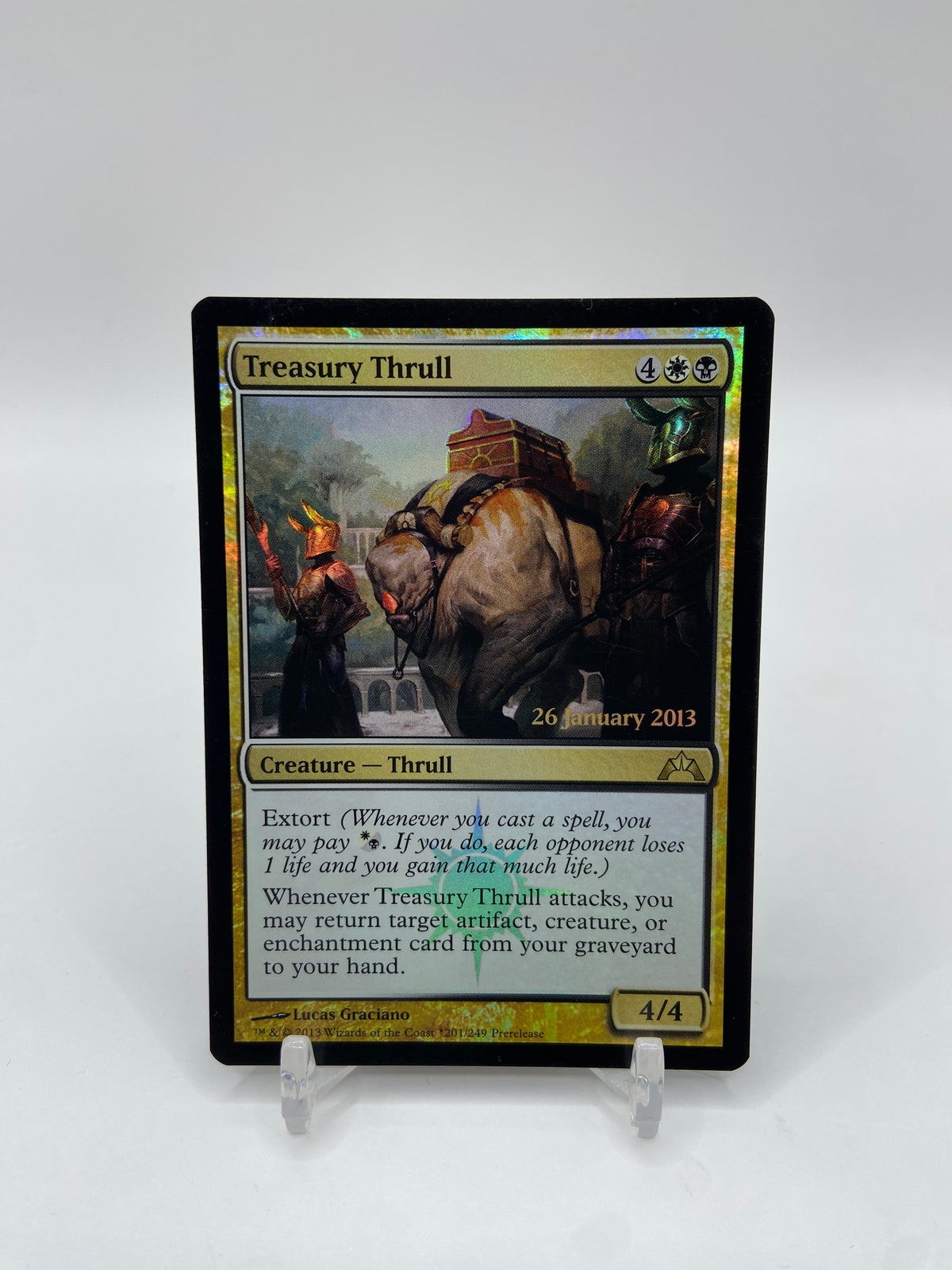 Treasury Thrull Foil Prerelease Card R 201