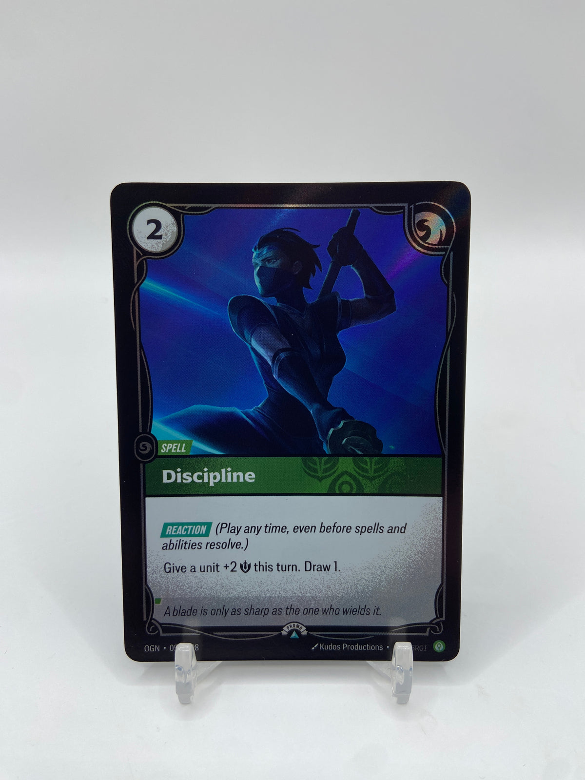 Discipline Foil Riftbound Organized Play Promotional Cards 058/298
