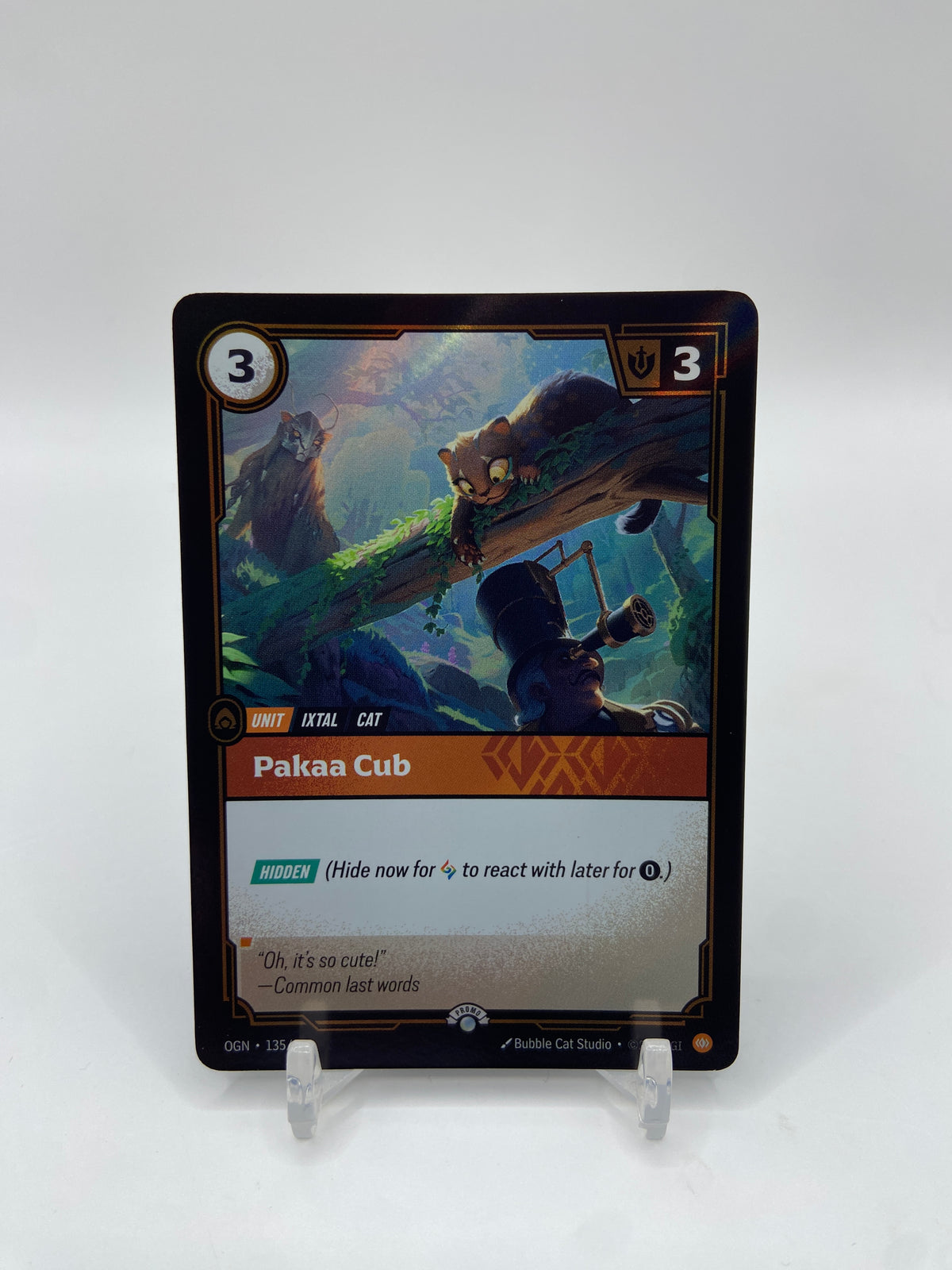 Pakaa Cub Foil Riftbound Organized Play Promotional Cards 135/298