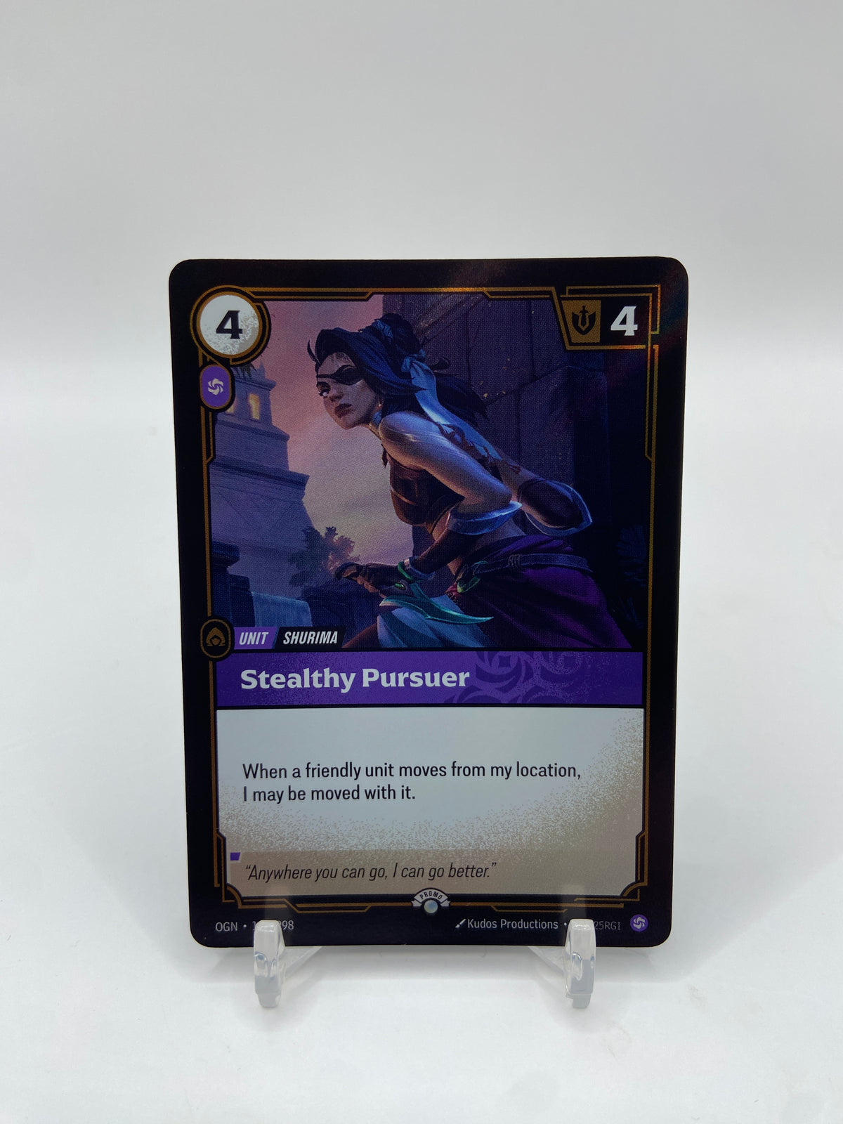 Stealthy Pursuer Foil Riftbound Organized Play Promotional Cards 177/298