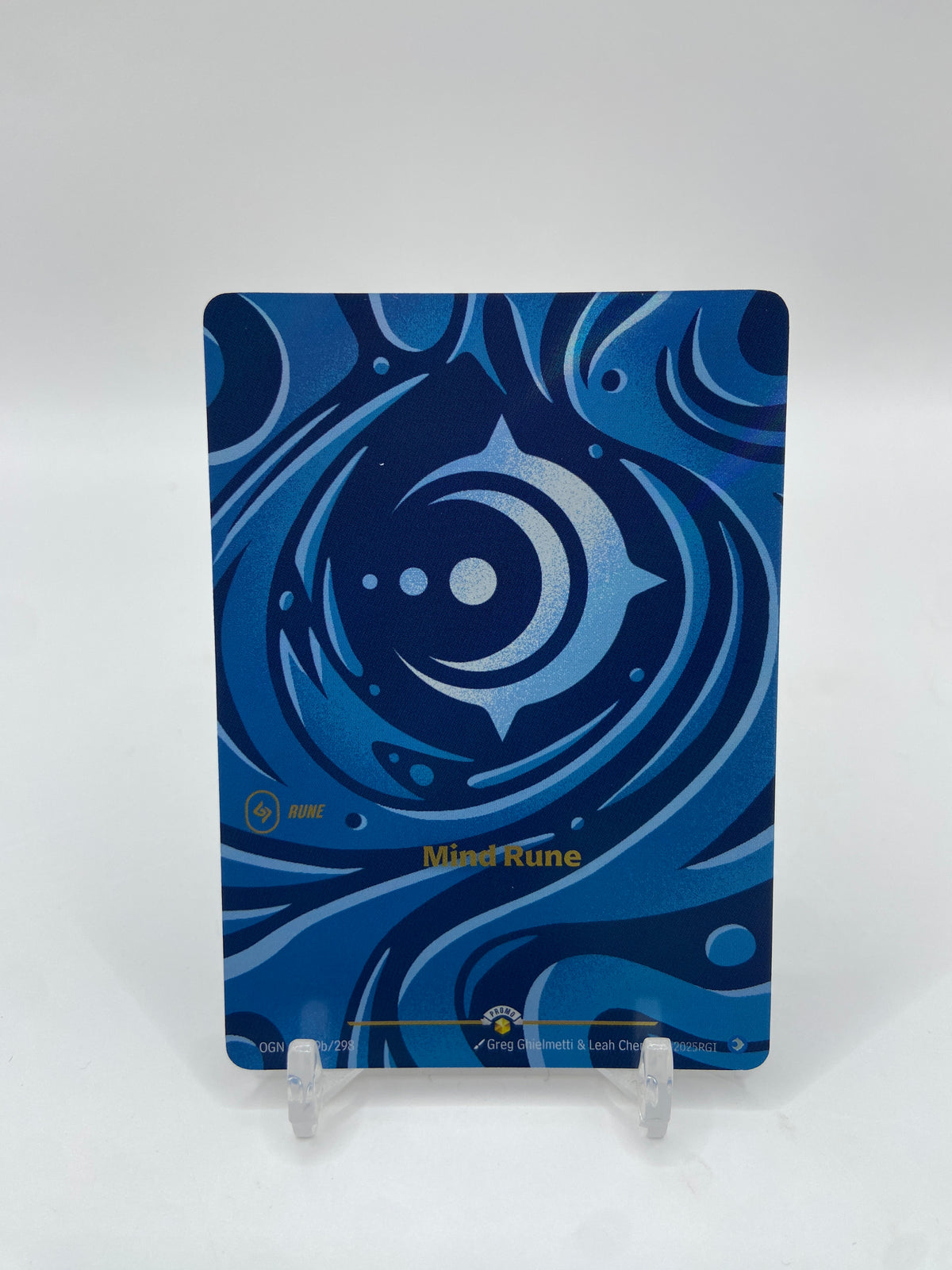 Mind Rune Foil Riftbound Organized Play Promotional Cards Showcase 089b/298