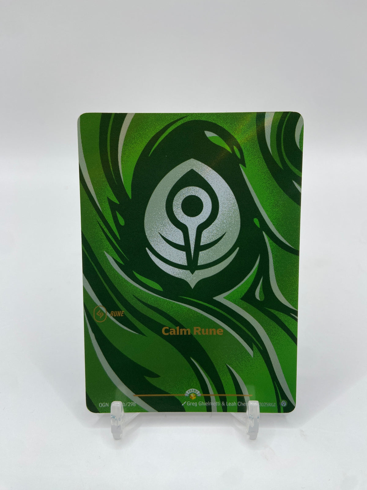 Calm Rune Foil Riftbound Organized Play Promotional Cards Showcase 042b/298