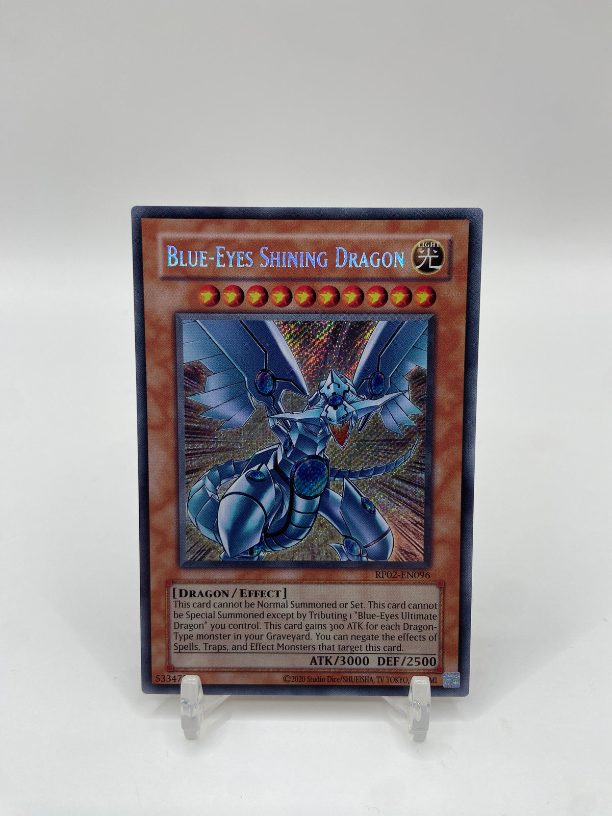 Blue-Eyes Shining Dragon Secret Rare Retro Pack 2 (2020 Date Reprint) RP02-EN096