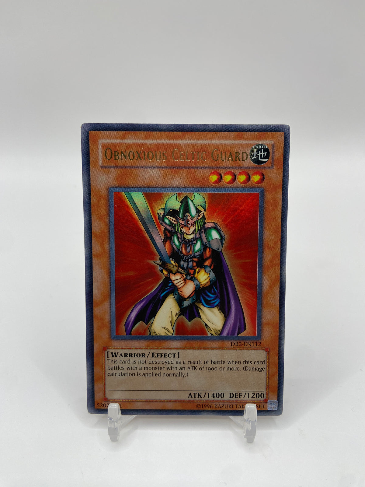 Obnoxious Celtic Ultra Rare Guard Dark Beginning 2 DB2-EN112