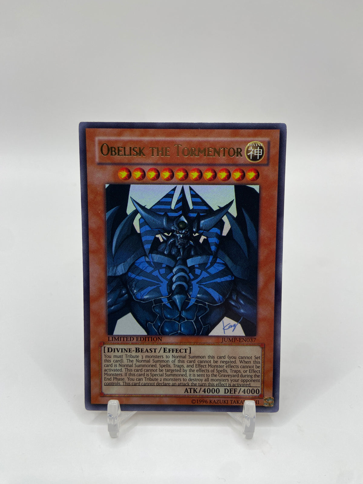 Obelisk the Tormentor Ultra Rare Shonen Jump Magazine Promos JUMP-EN037