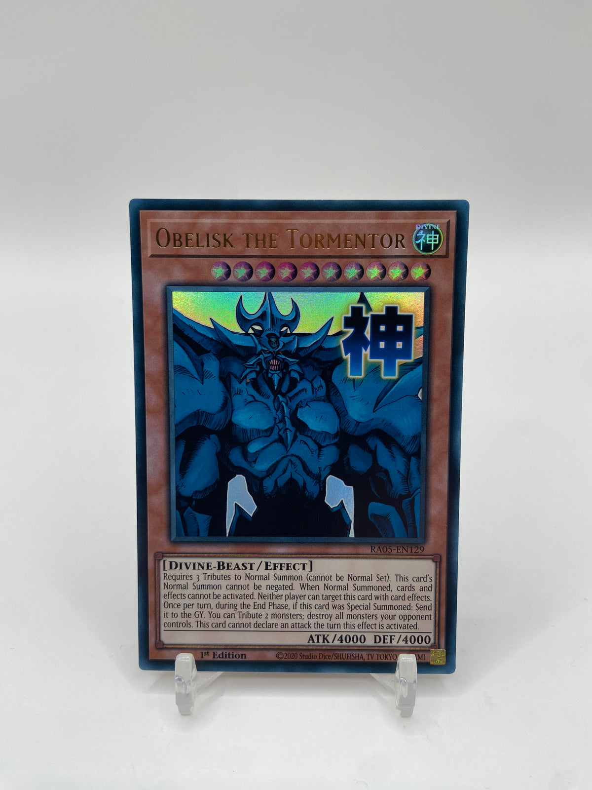 Obelisk the Tormentor Ultra Rare Rarity Collection 5 RA05-EN129