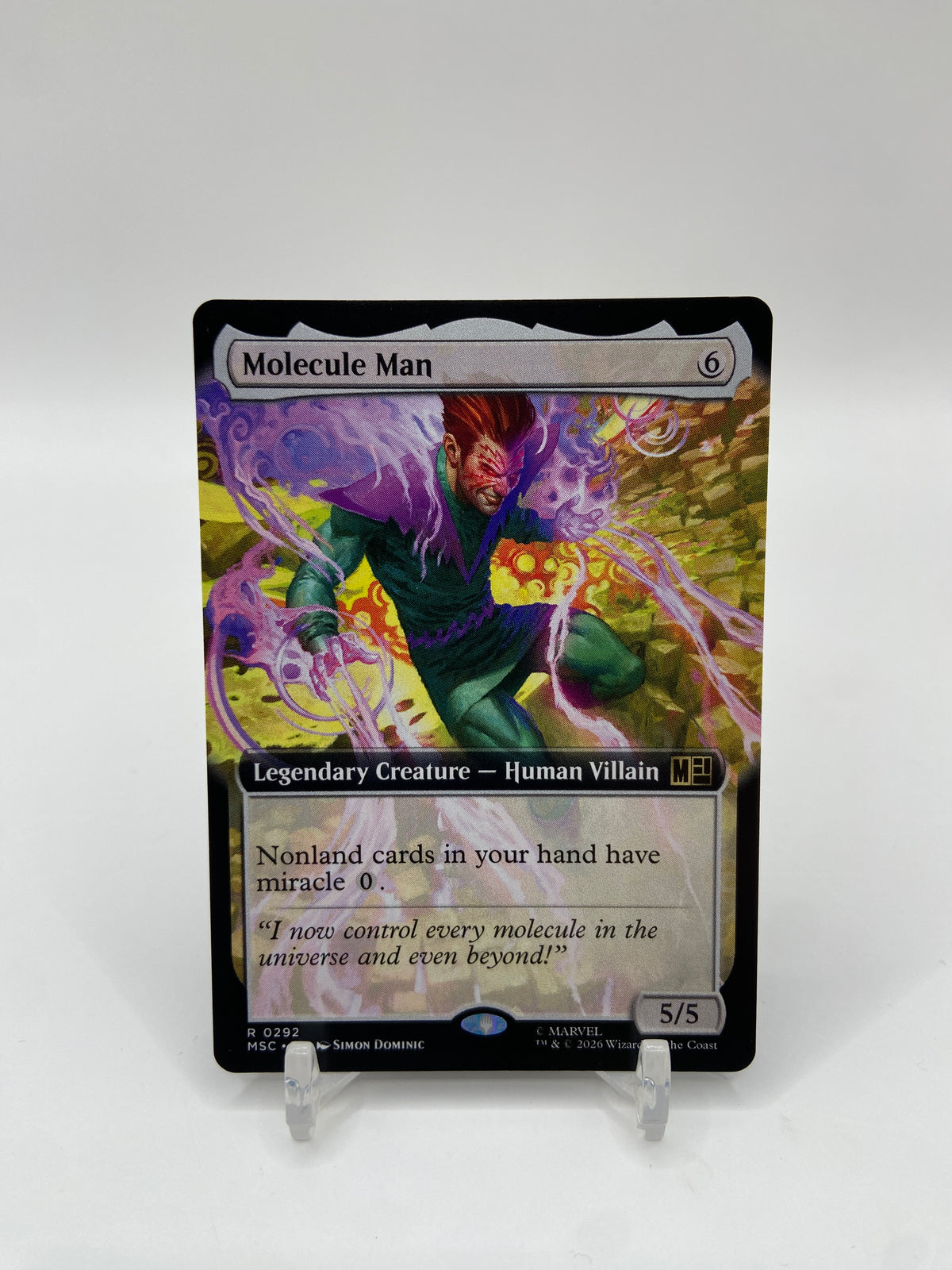 Molecule Man (Extended Art) Commander: Marvel Super Heroes R 292