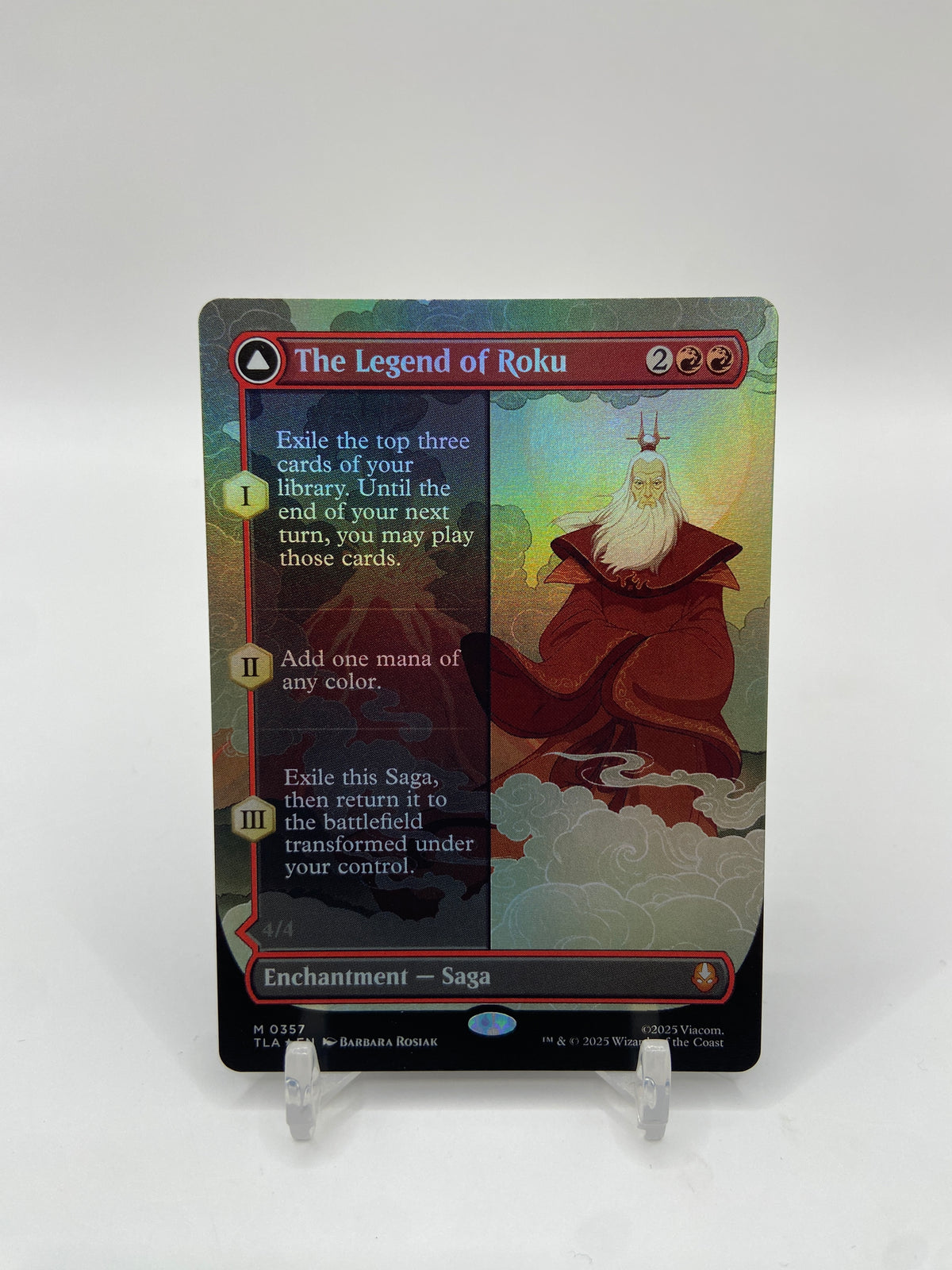 The Legend of Roku Foil (Borderless) Avatar: The Last Airbender M 357
