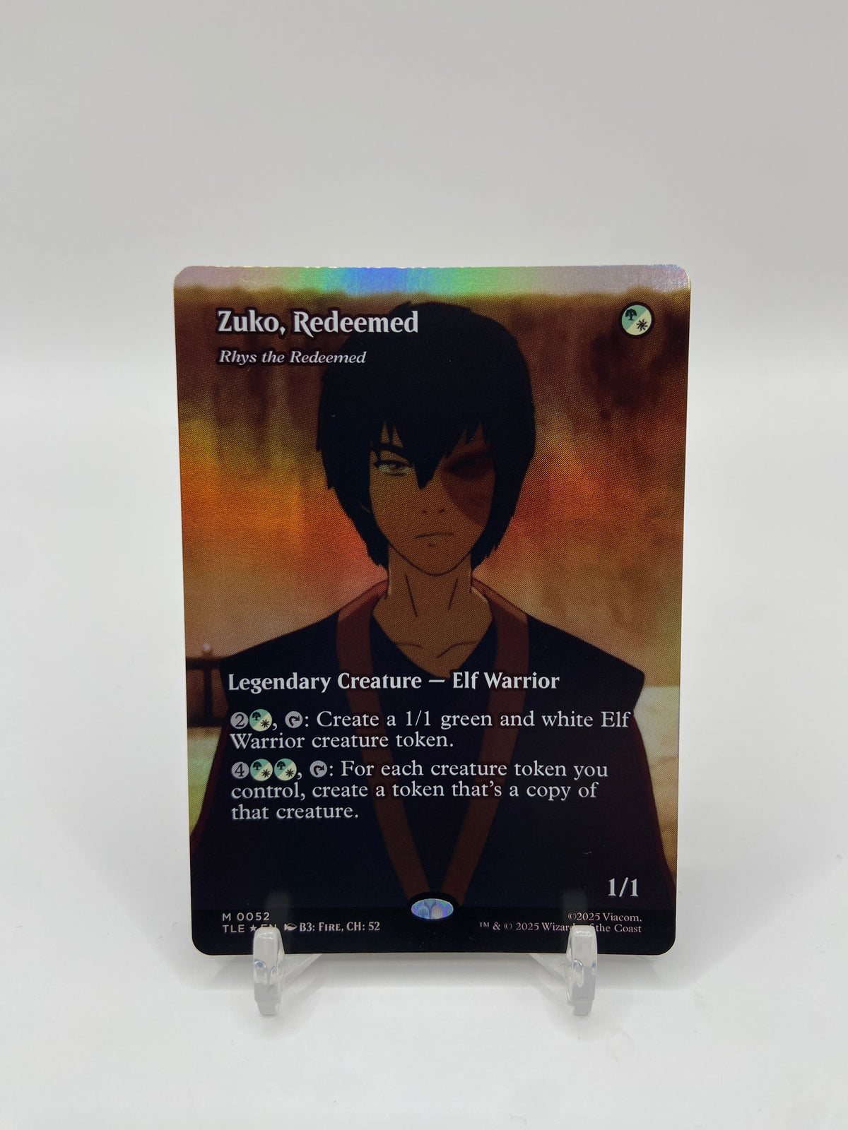 Zuko, Redeemed - Rhys the Redeemed Foil (Borderless) Avatar: The Last Airbender: Eternal-Legal U 52