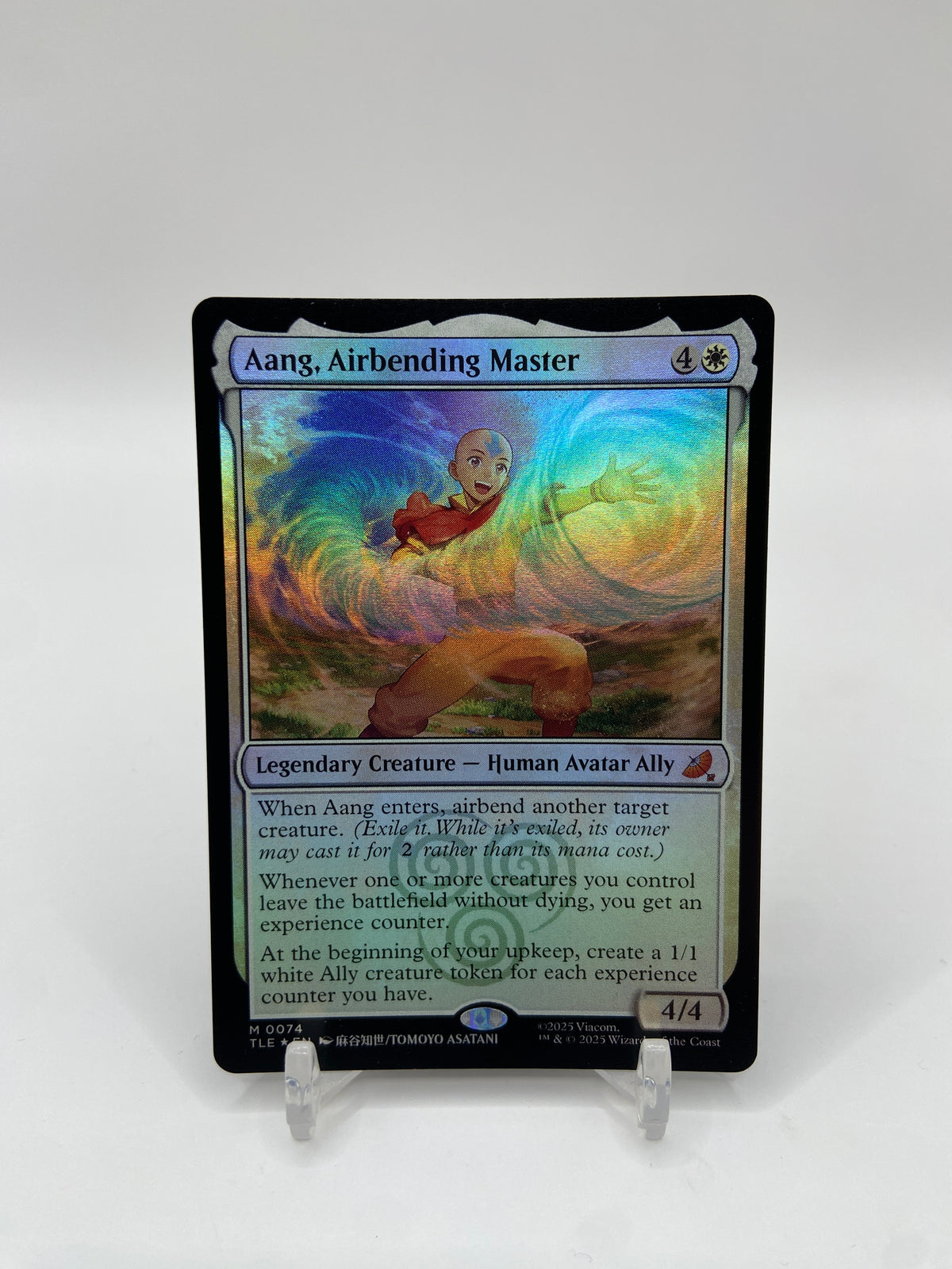 Aang, Airbending Master Foil Avatar: The Last Airbender: Eternal-Legal M 74
