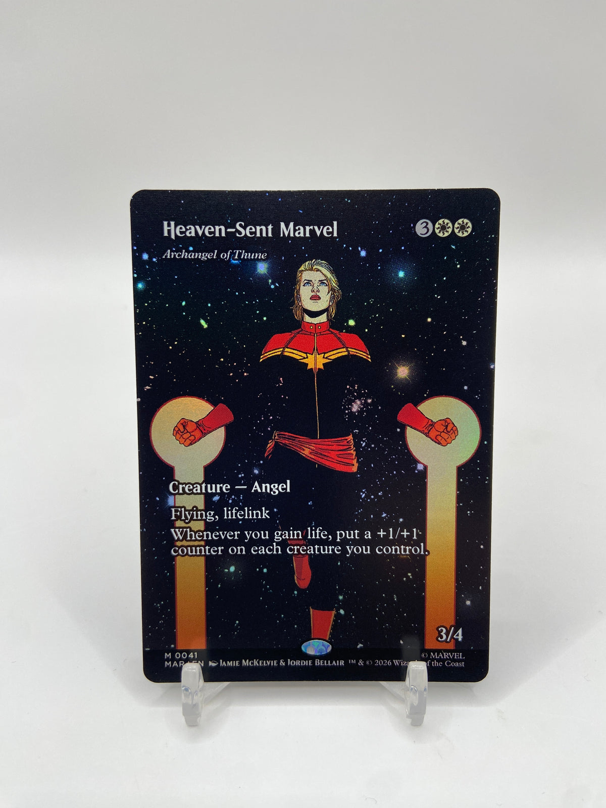 Heaven-Sent Marvel - Archangel of Thune Foil (Borderless) Marvel Eternal-Legal M 41