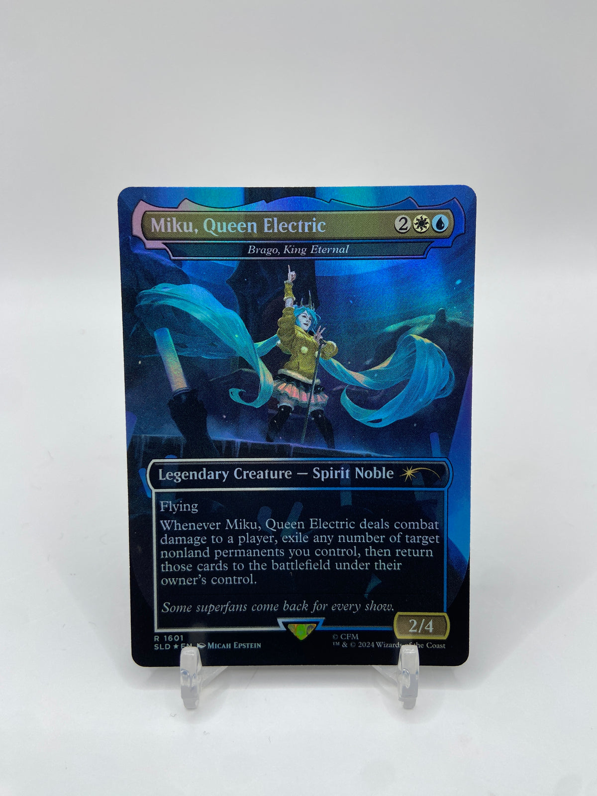 Miku, Queen Electric - Brago, King Eternal (Rainbow Foil) Secret Lair Drop Series R 1601