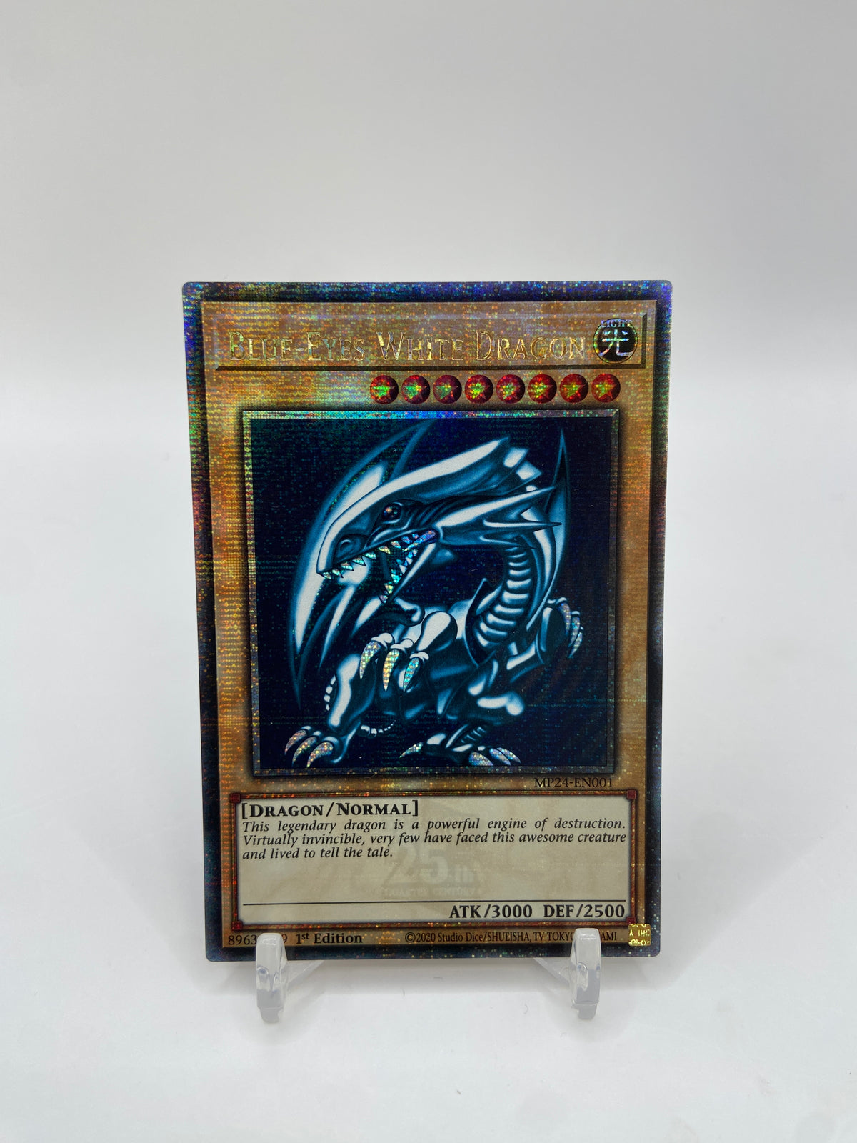 Blue-Eyes White Dragon Quarter Century Secret Rare 25th Anniversary Tin: Dueling Mirrors MP24-EN001