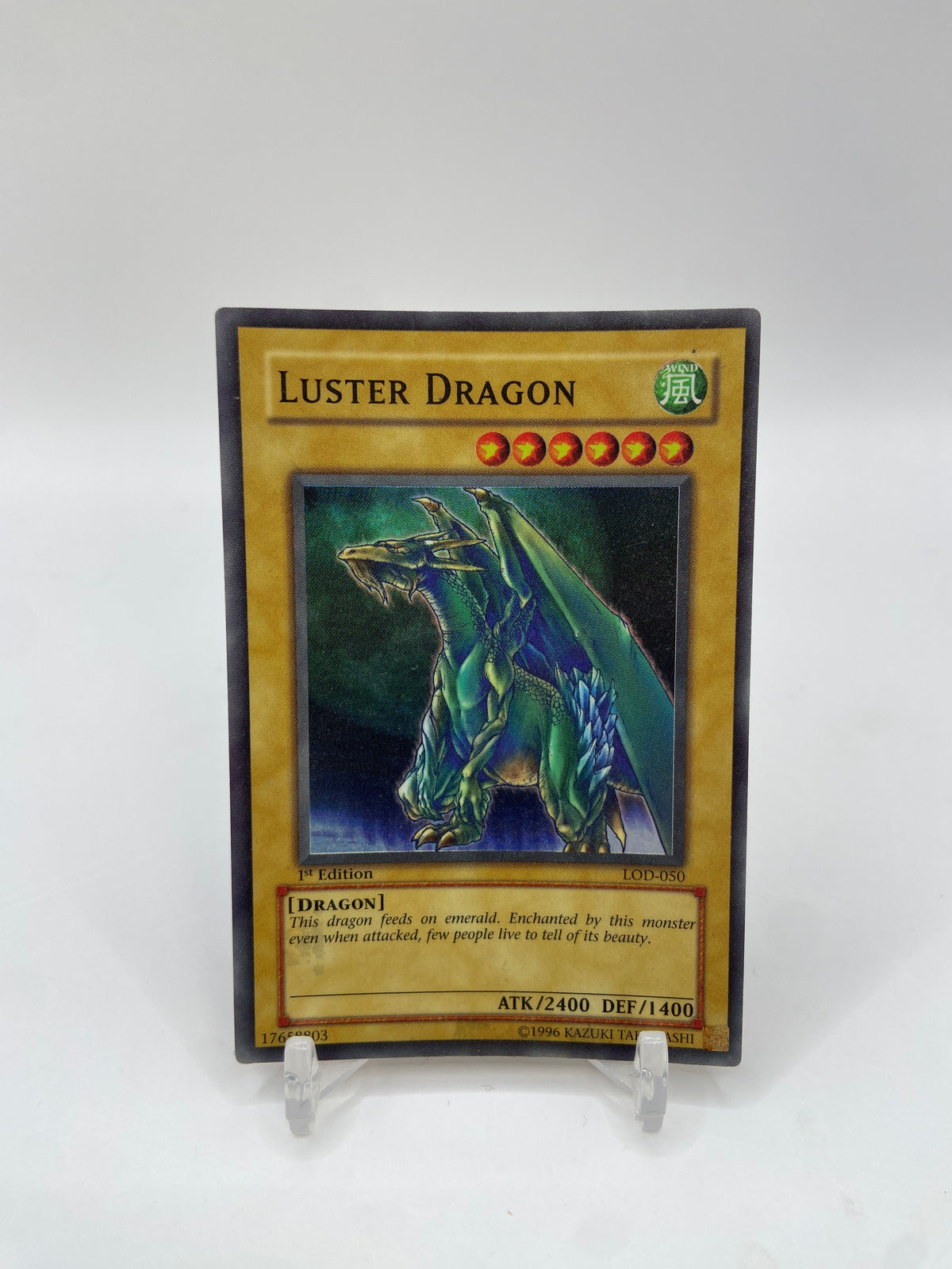 Luster Dragon Super Rare 1st Edition Legacy of Darkness LOD-050