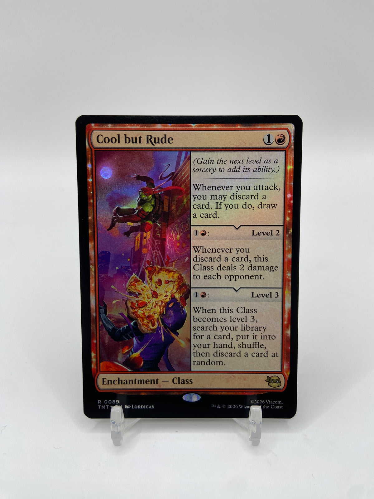 Cool but Rude Foil Teenage Mutant Ninja Turtles R 89