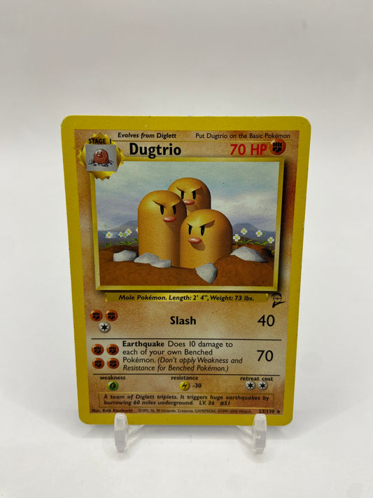 Dugtrio Rare Base Set 2 23/130