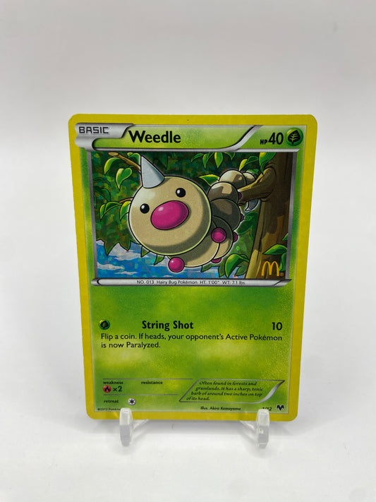 Weedle Holo McDonalds Promo 2013 1/12