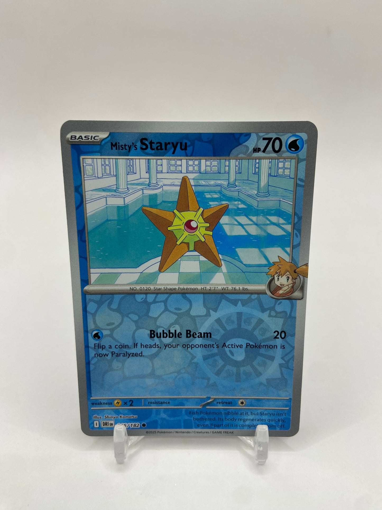 Misty's Staryu Reverse Holo Destined Rivals 046/182