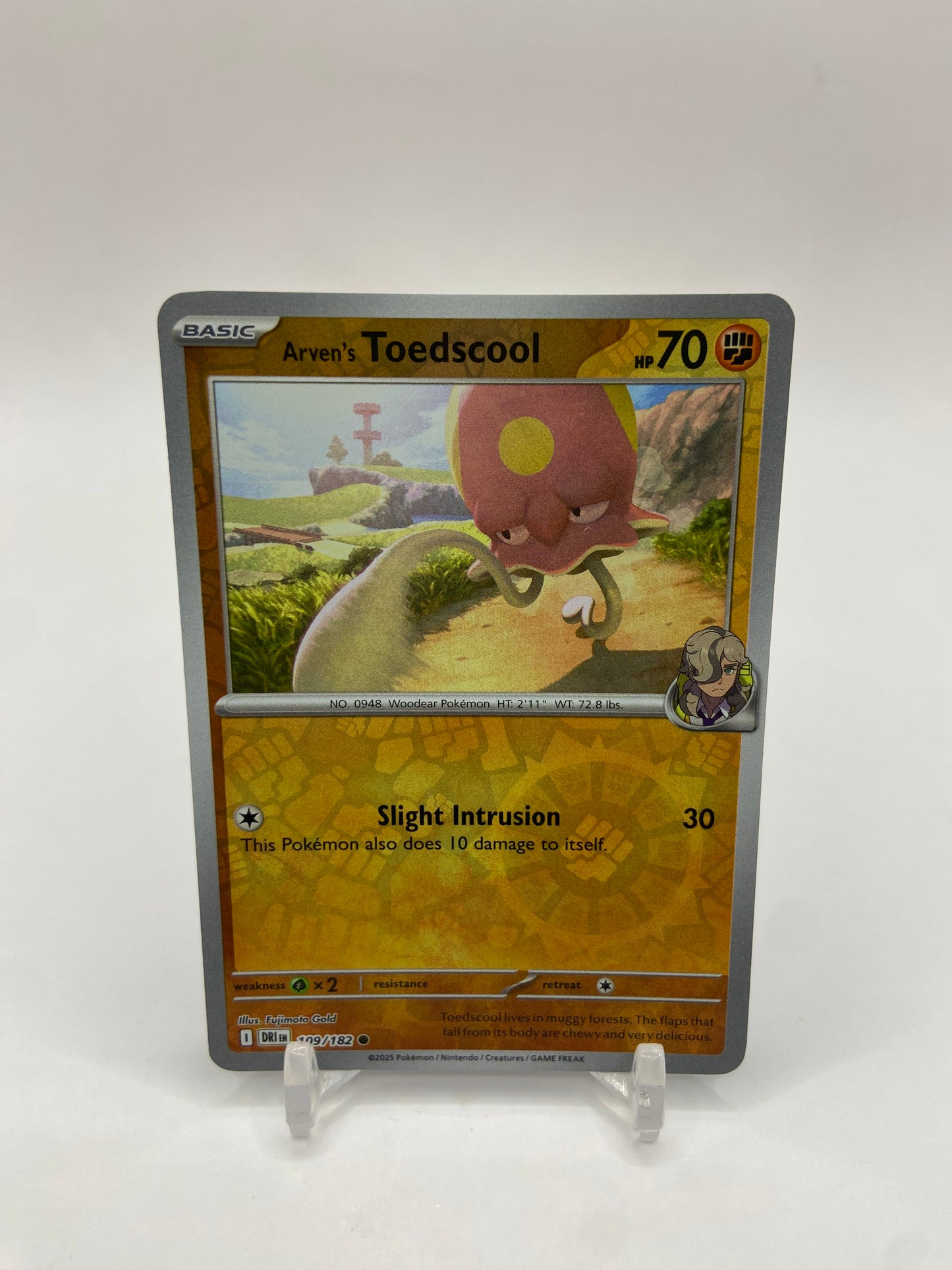 Arven's Toedscool Reverse Holo Destined Rivals 109/182