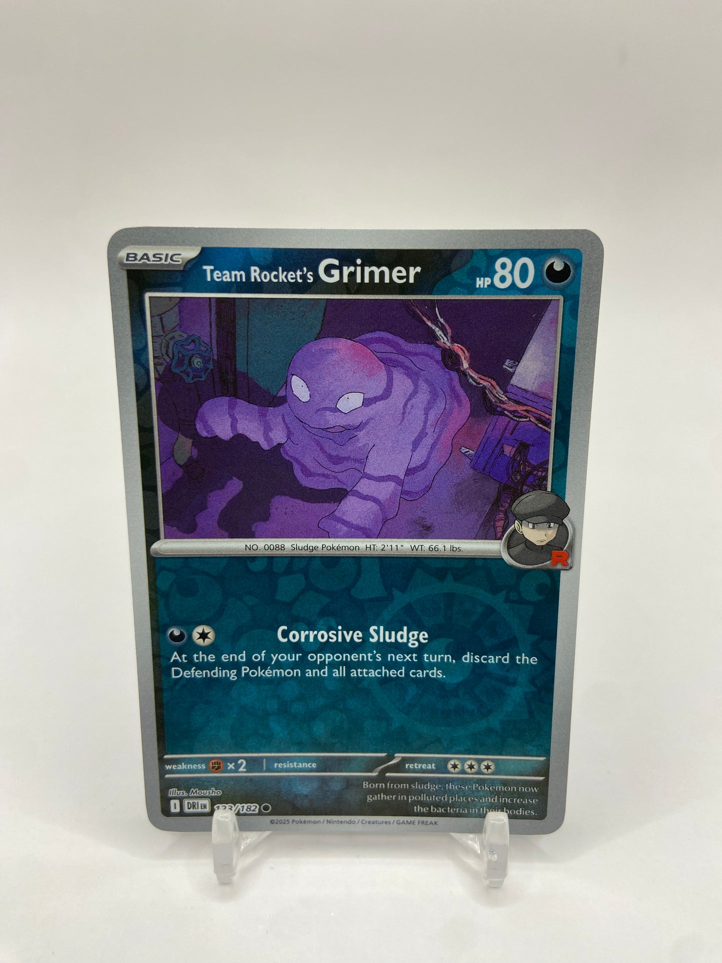 Team Rocket's Grimer Reverse Holo Destined Rivals 123/182