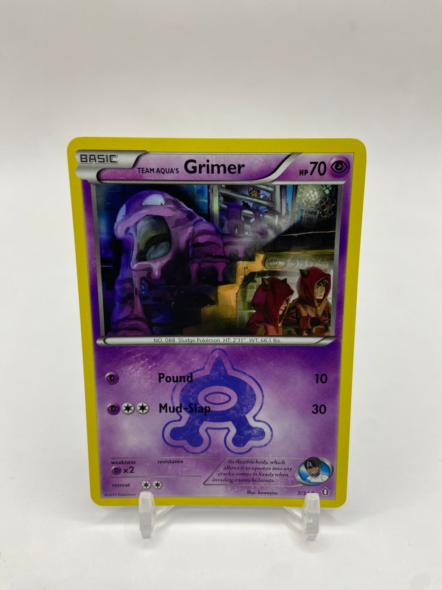 Team Aqua's Grimer Double Crisis 7/34