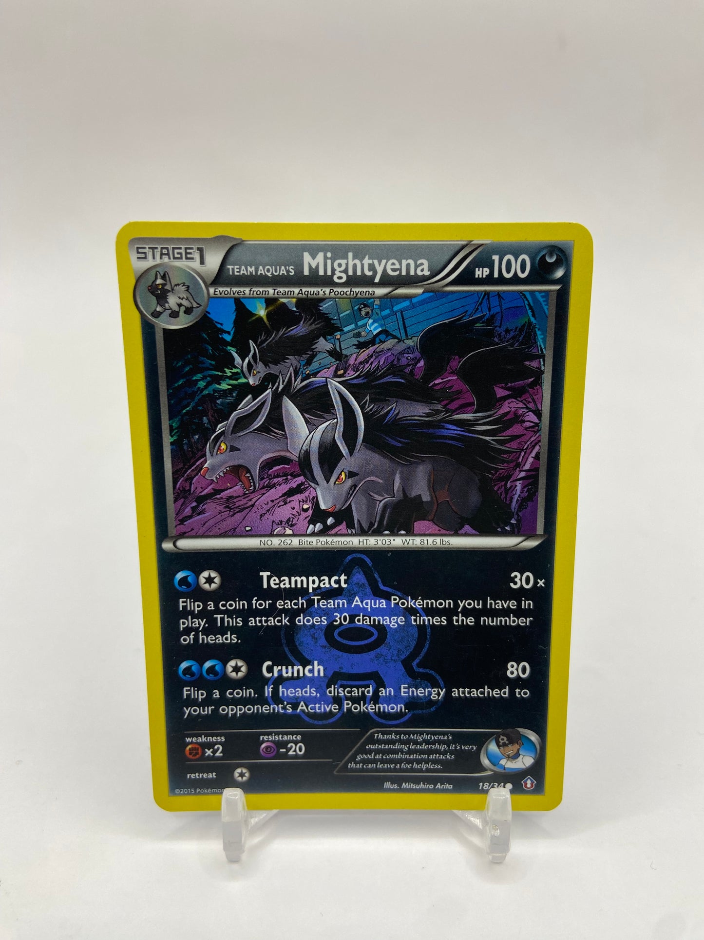 Team Aqua's Mightyena Double Crisis 18/34